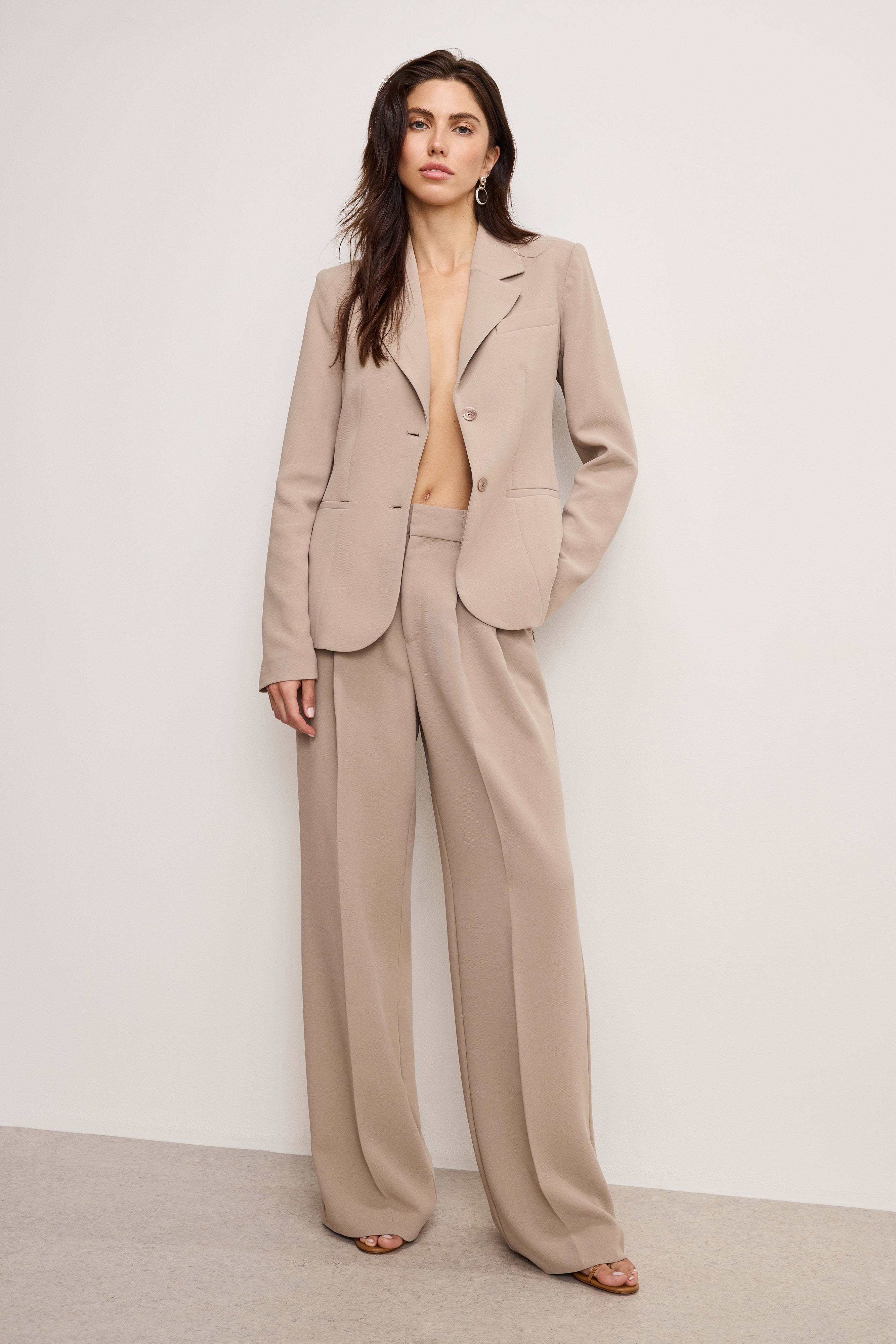 GOOD AMERICAN Premium Tailored Suit Jacket | MINERAL001 