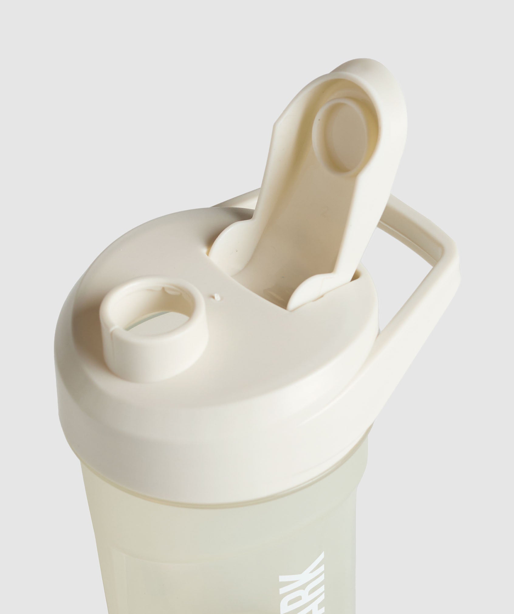 GYMSHARK Gymshark 400ml Leak-Proof Protein Shaker, Creamy Oat White 