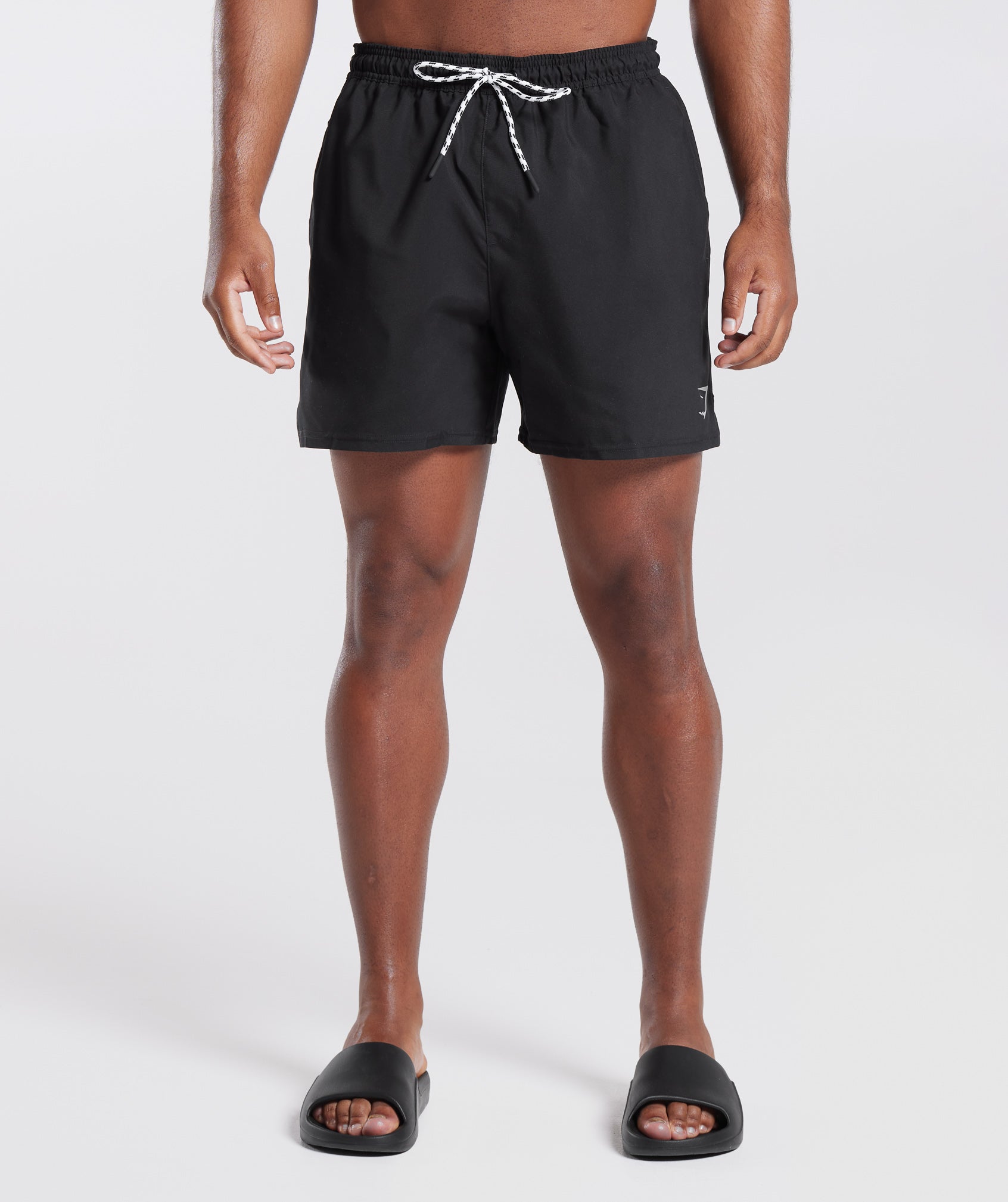 GYMSHARK Men's 5" Quick-Dry Swim Trunks - Midnight Black