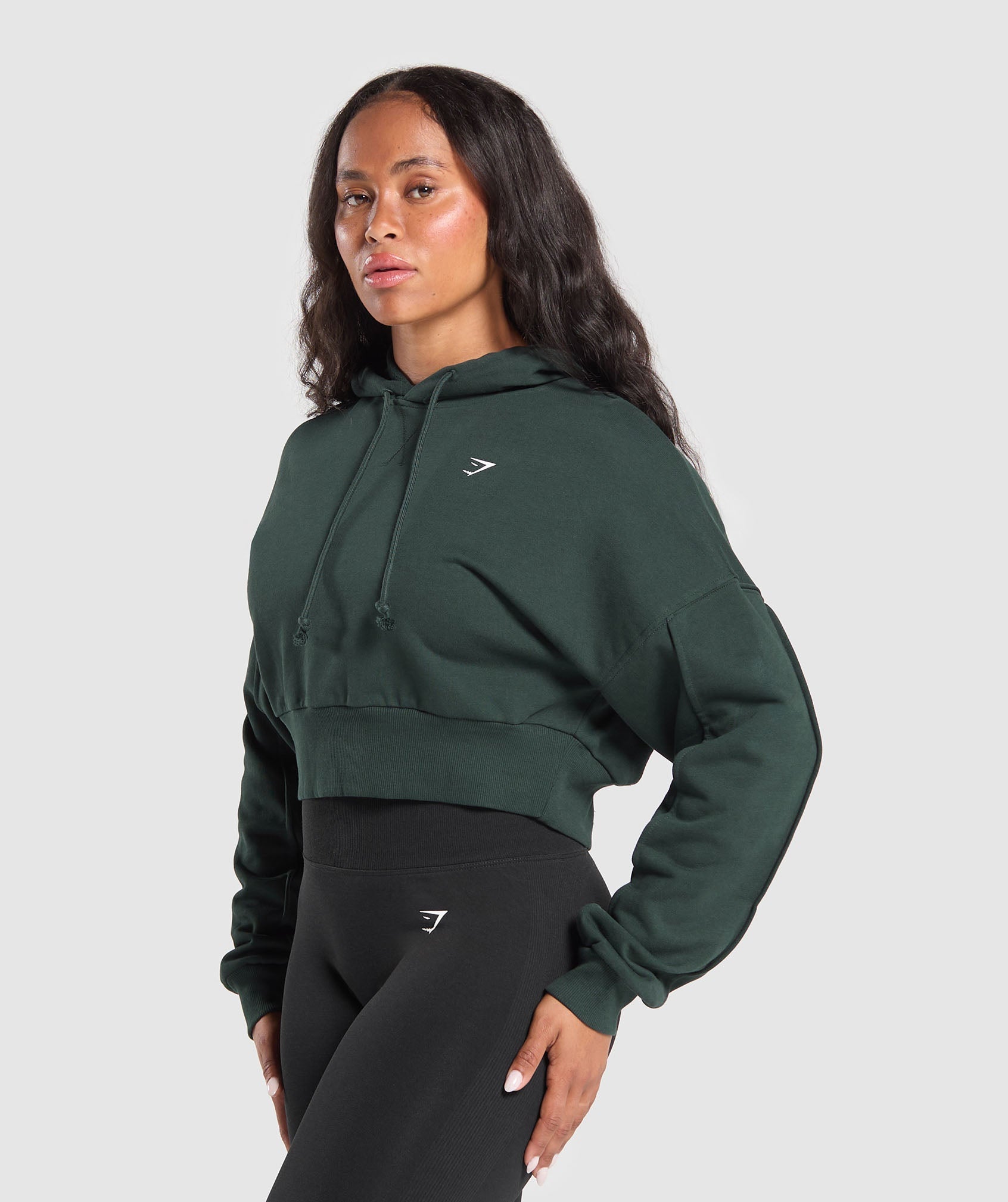 GYMSHARK Adapt Camo Print Pullover - Lightweight Victory Green Shade 