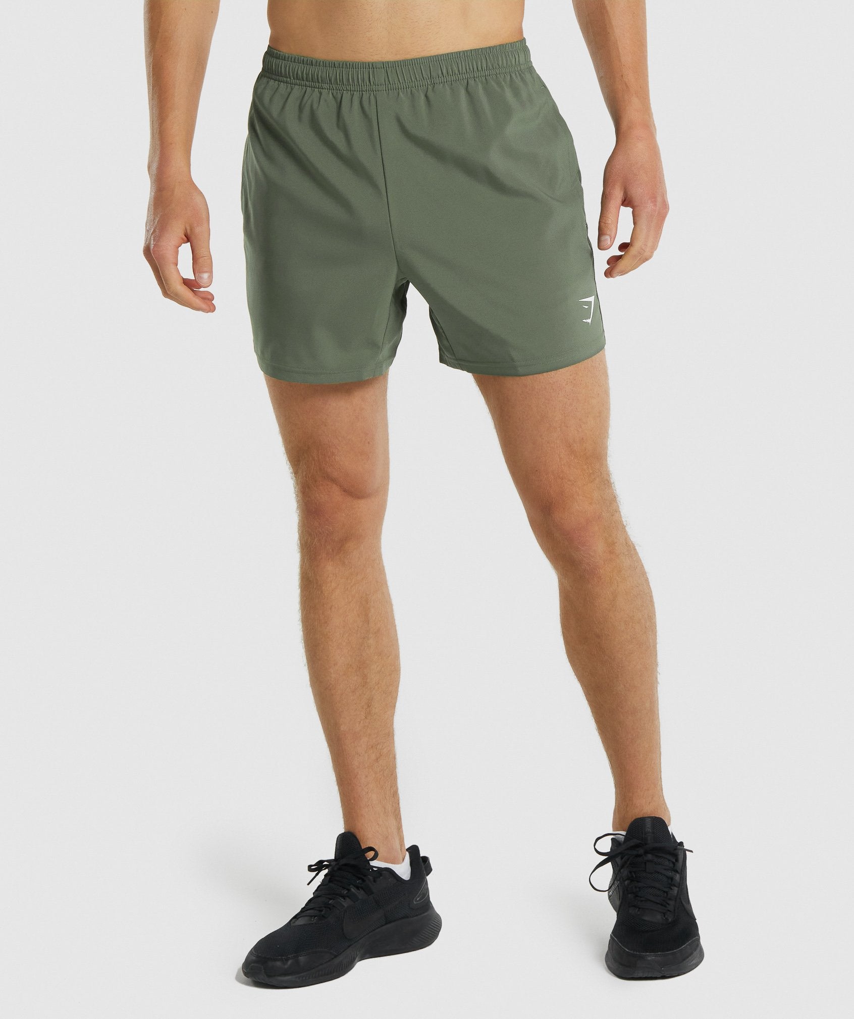 GYMSHARK Gymshark ActiveFit 5" Training Shorts - Forest Green