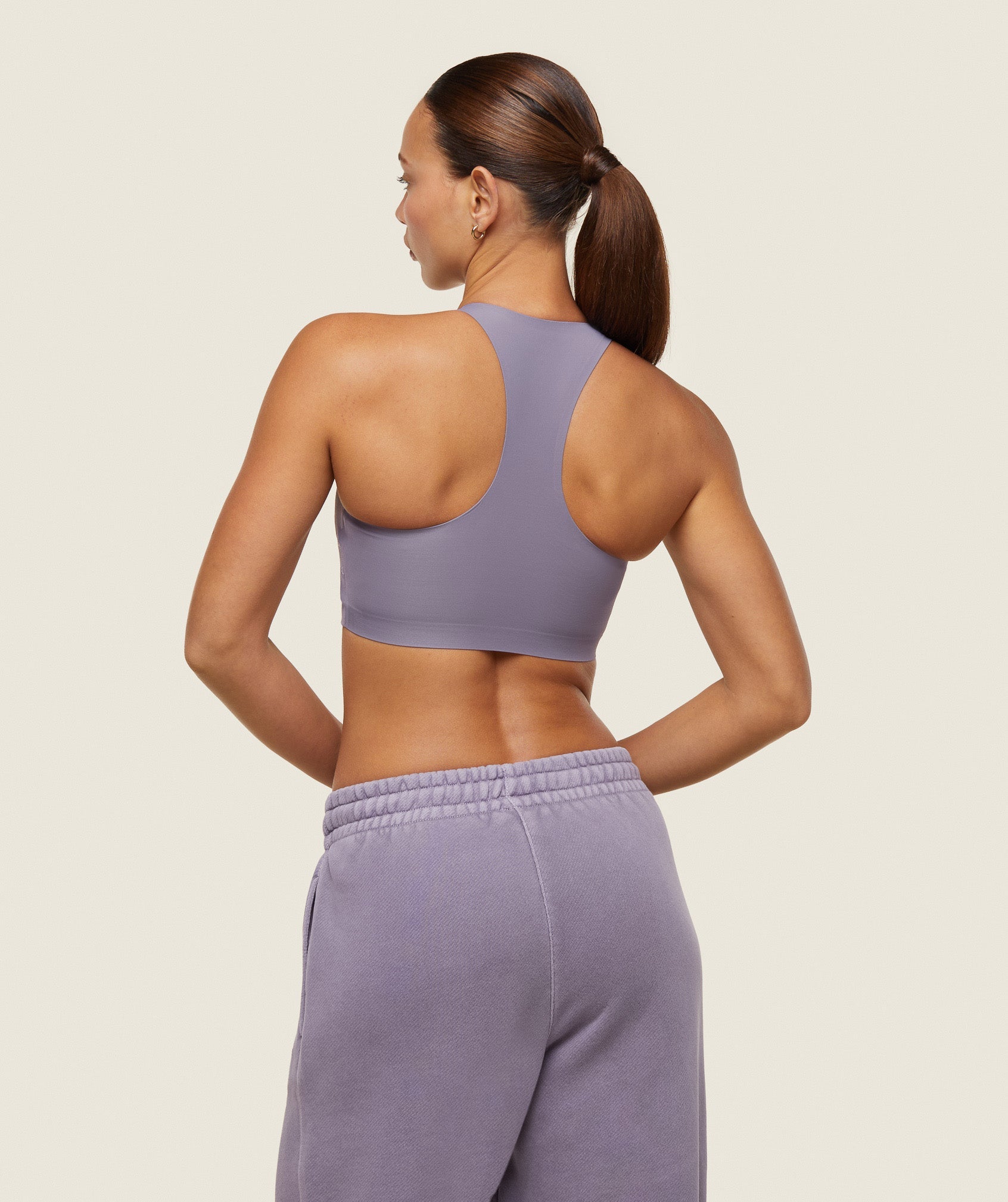 GYMSHARK ActiveFit EveryWear Sports Bra - Misty Lavender Tone 