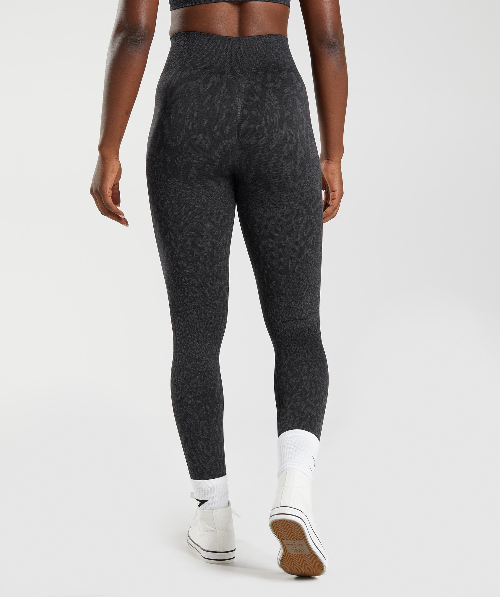 GYMSHARK Gymshark Adapt Animal High-Waisted Leggings - Buttery Soft Seamless Yoga Pants | Black & Reef Print