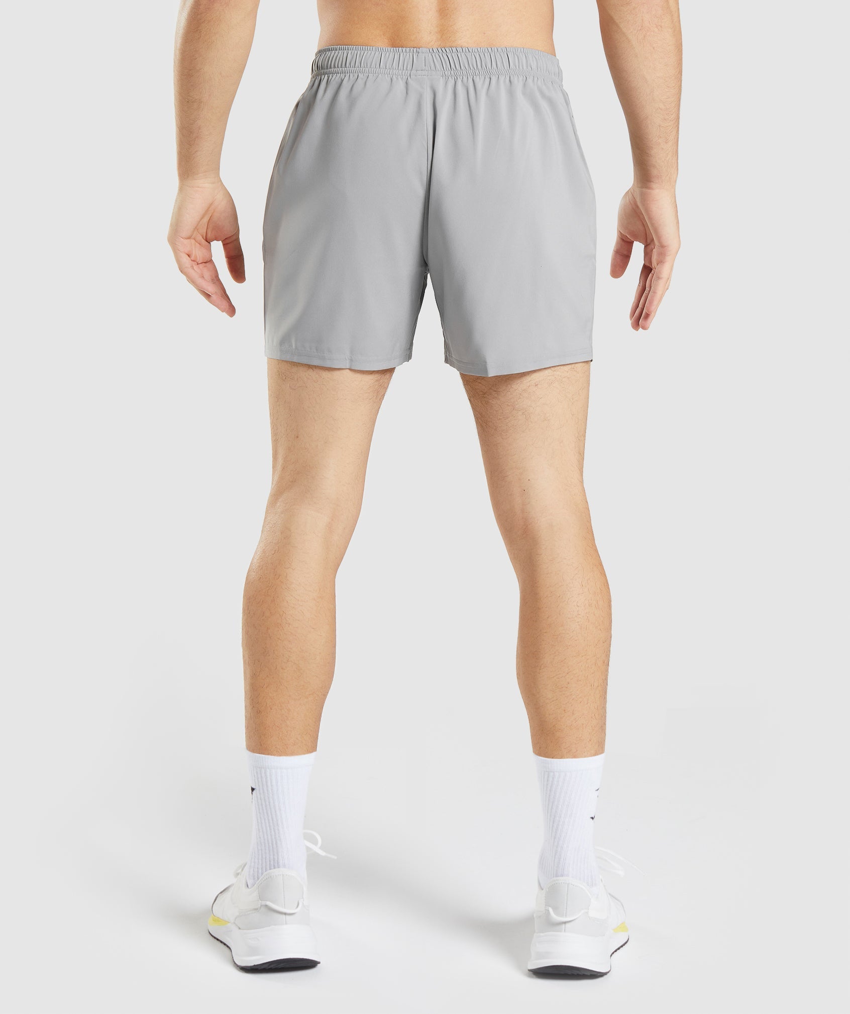 GYMSHARK Men's Arrival 5-Inch Flex Training Shorts - Smokey Grey 