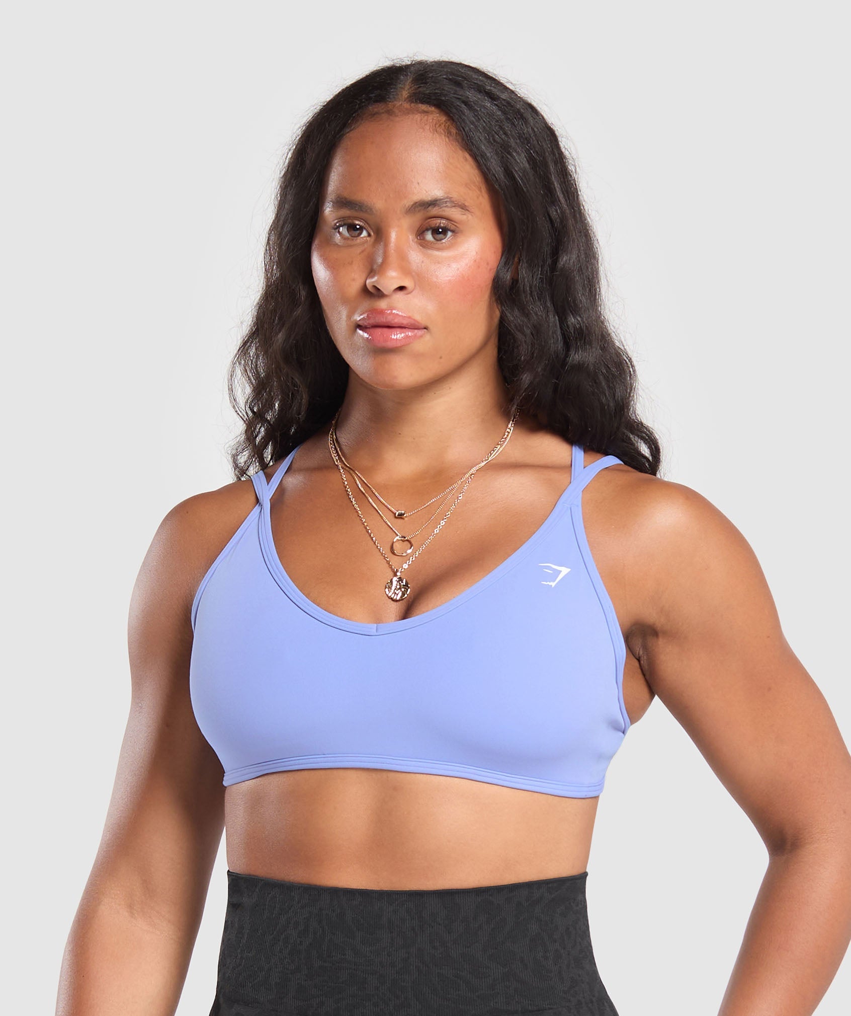 GYMSHARK High-Impact Back Support Training Bra - Lift Blue Tone 