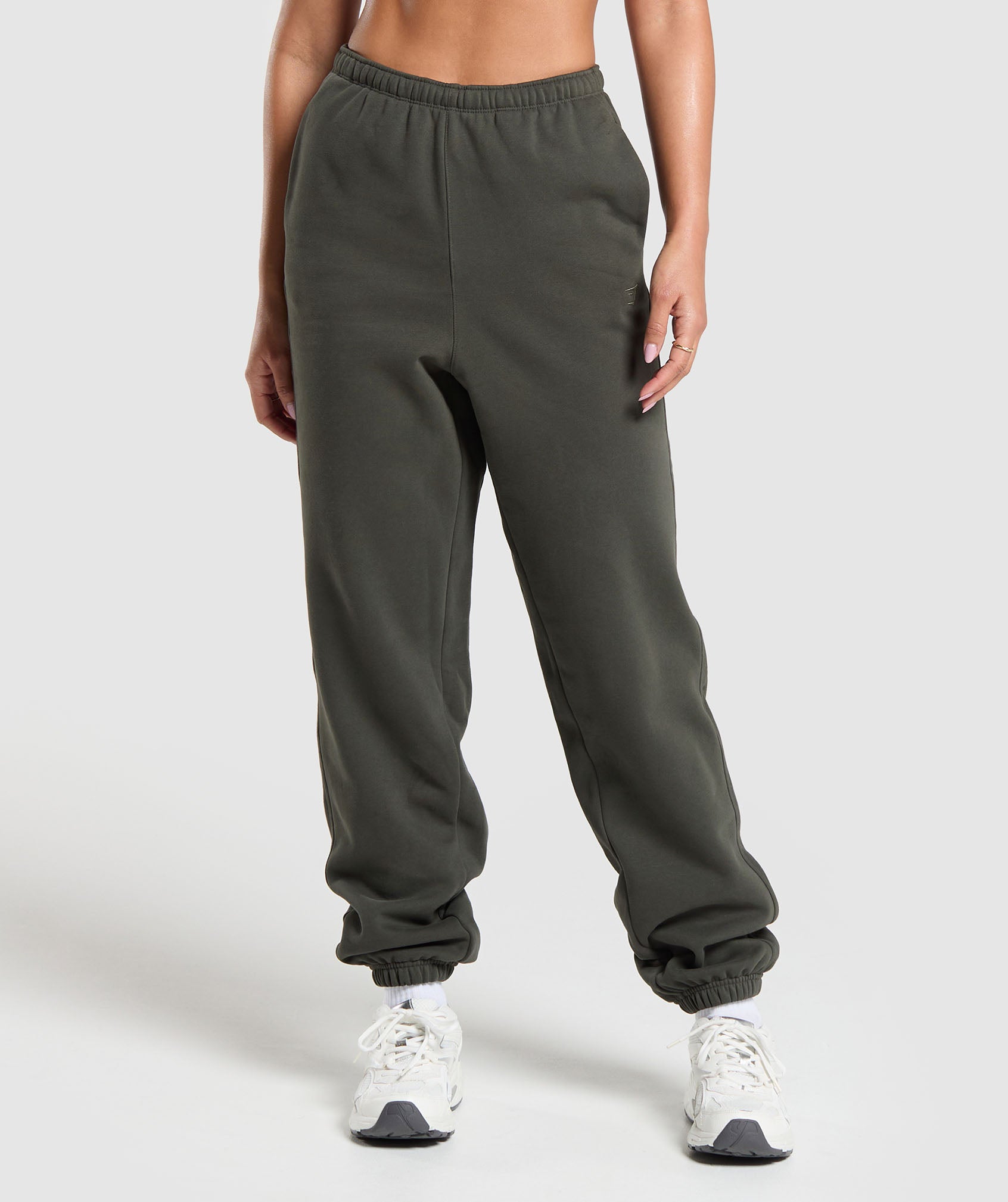 GYMSHARK Gymshark Cozy Fleece Training Pants - Power Green
