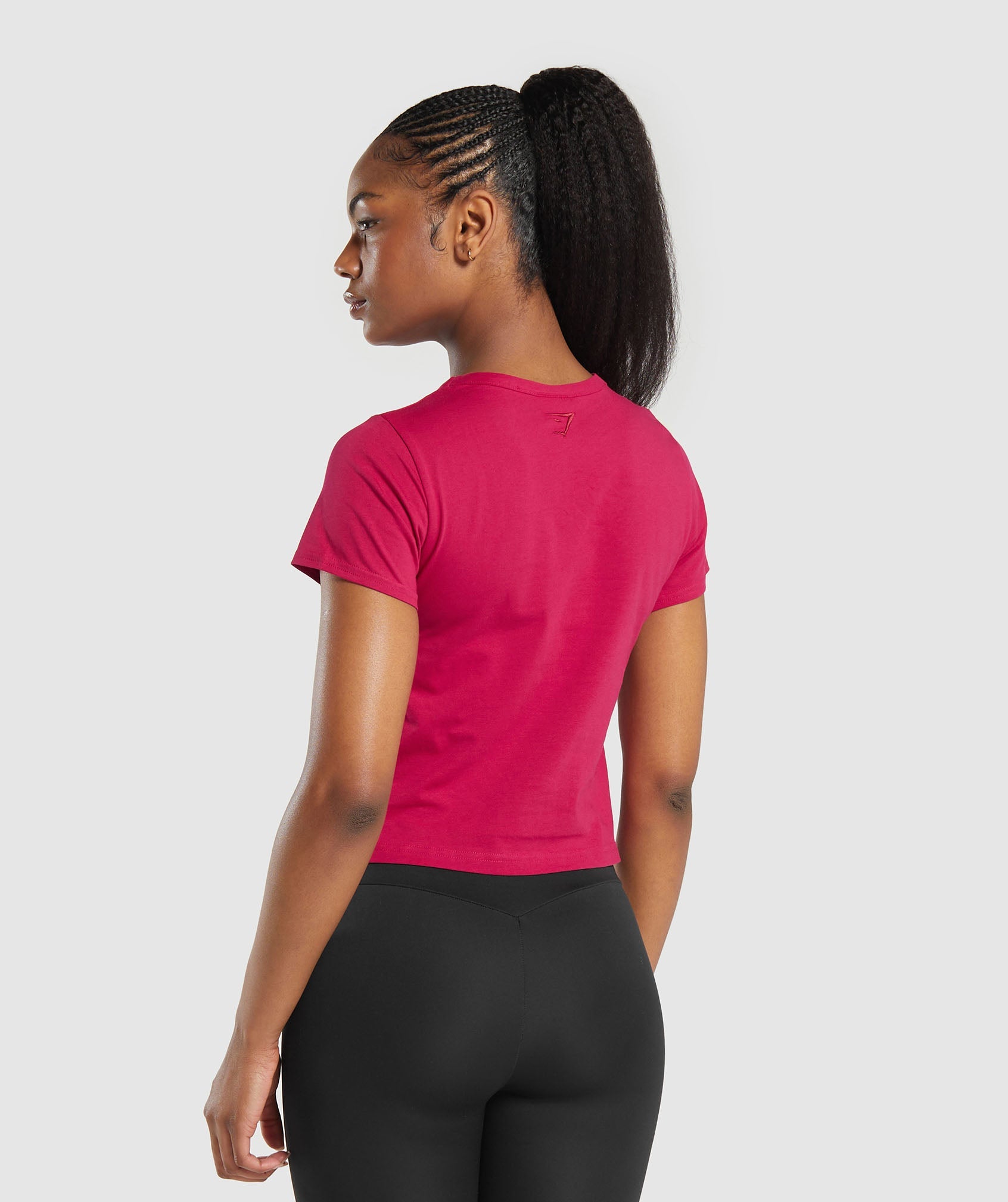 GYMSHARK Gymshark Seamless Cropped Workout Tank - Power Pink 