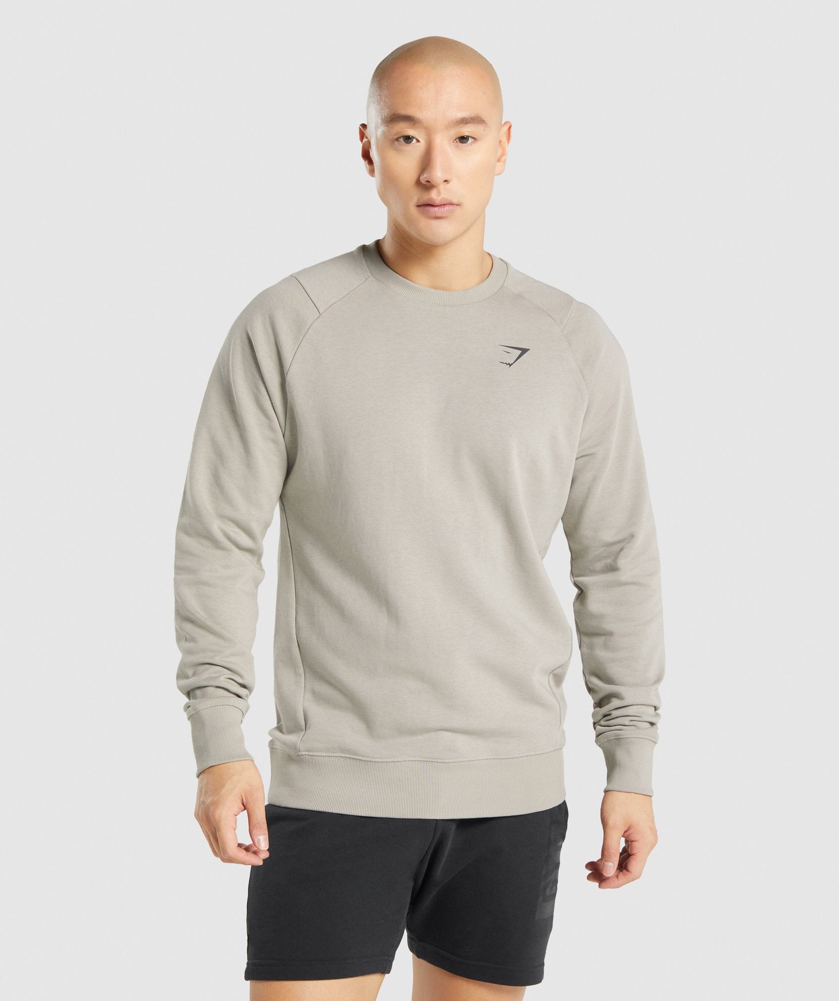 GYMSHARK Gymshark Bold Crew Neck Tee - Soft Grey Heather