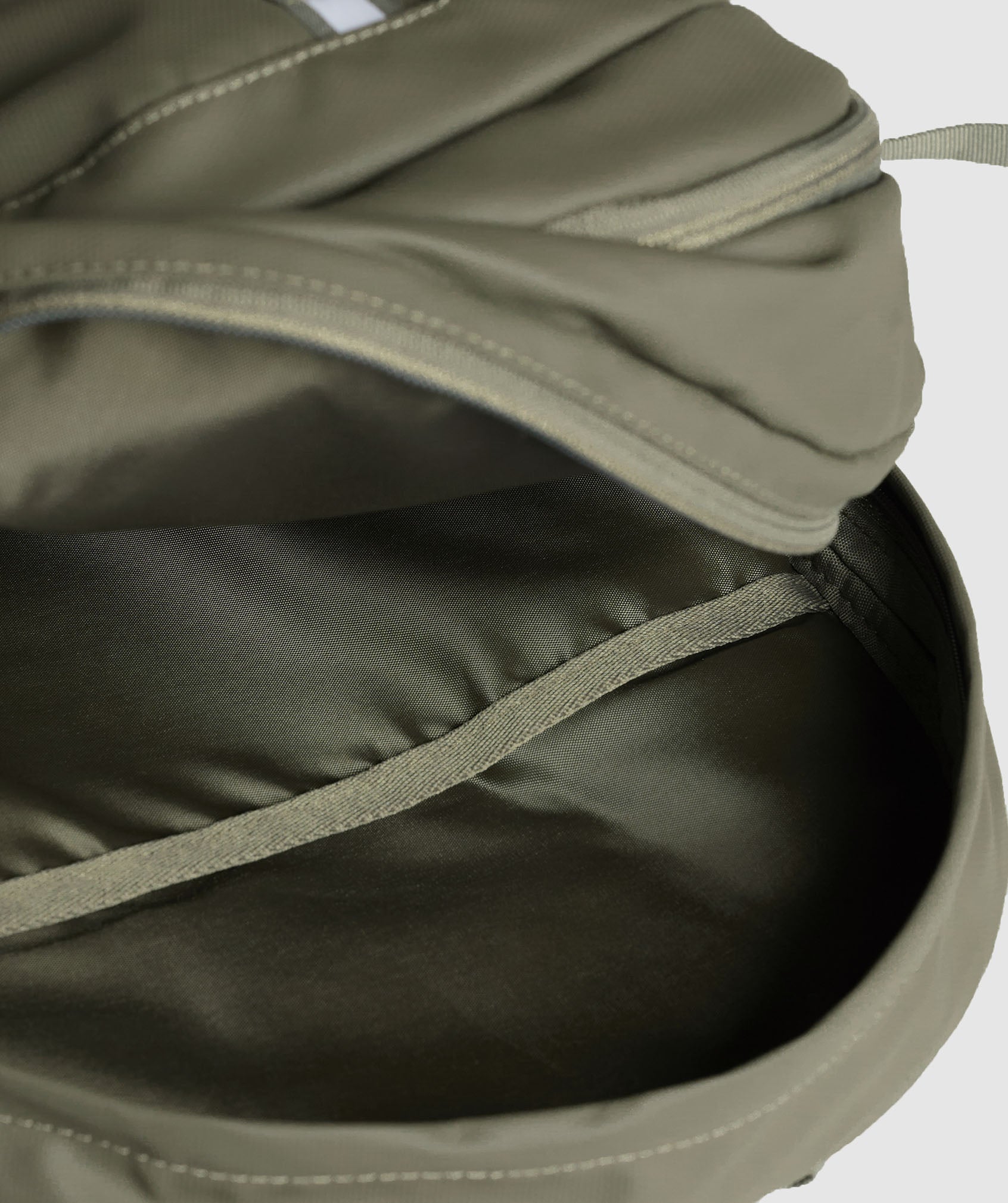 GYMSHARK Gymshark Water-Resistant Training Backpack - Durable Army Green & Olive Camo Design 