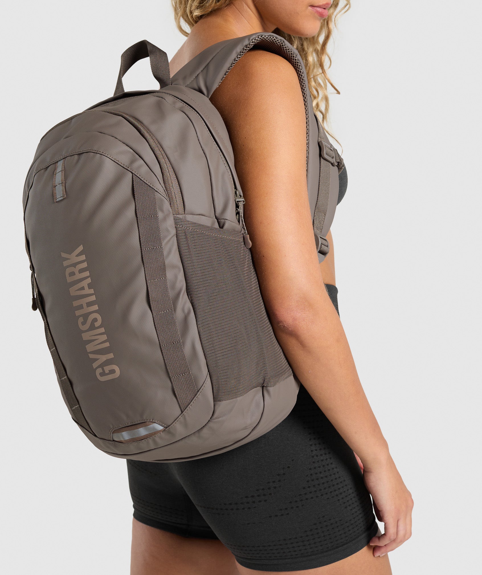 GYMSHARK Gymshark Weatherproof Tactical Backpack - Modern Camo & Cement Brown Design