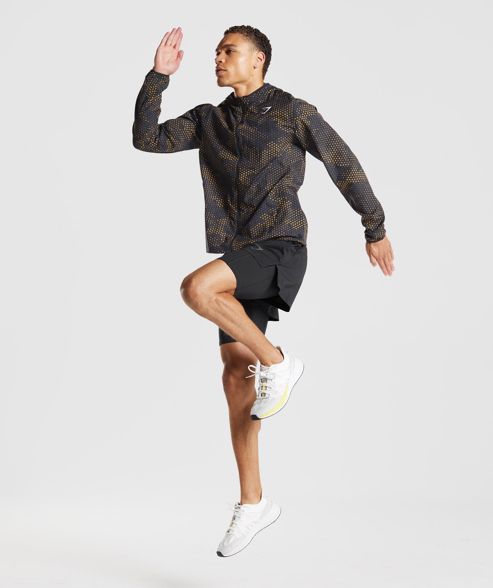 GYMSHARK Men's Control Base Layer Training Shorts - Sleek Black 