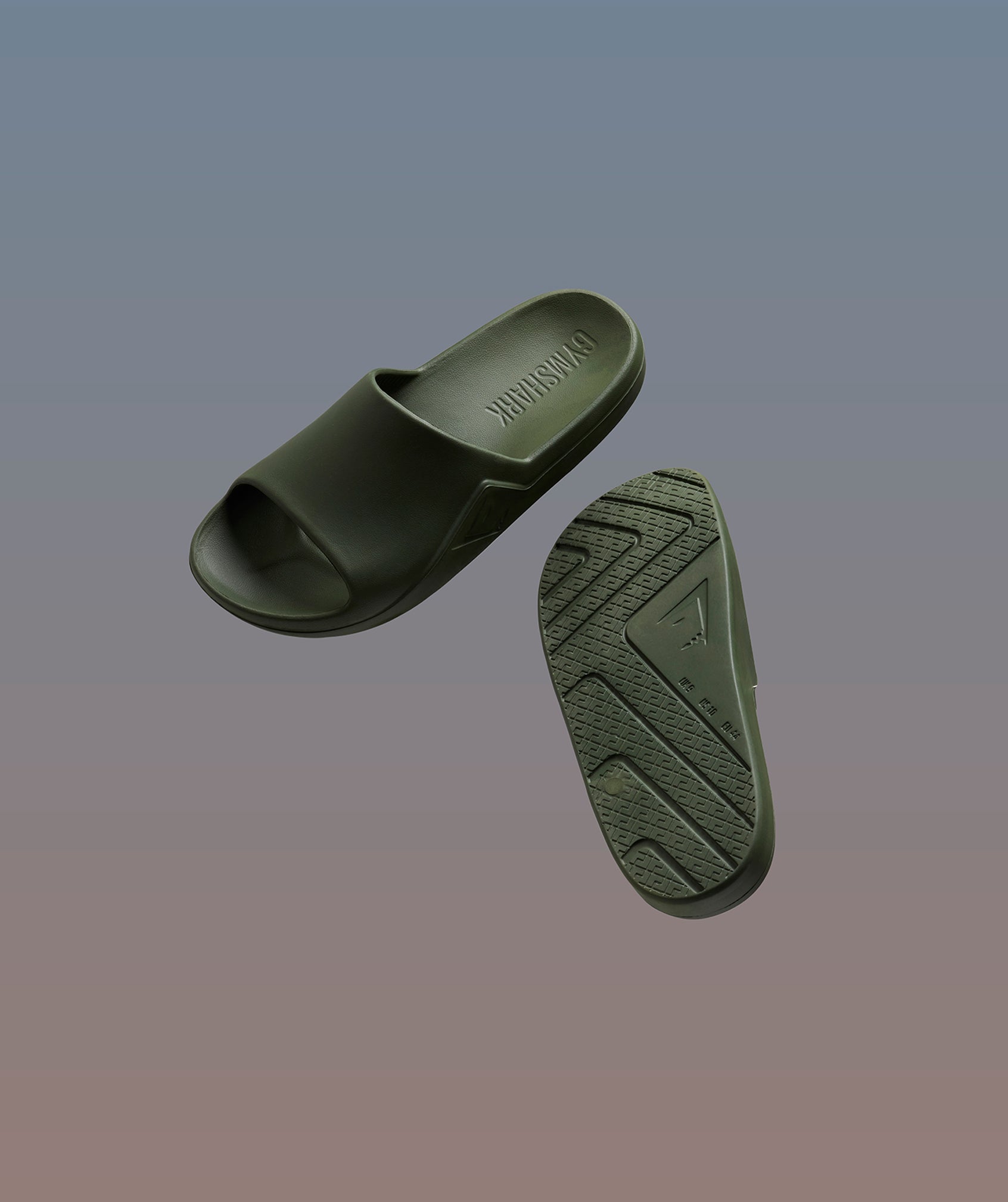 GYMSHARK Ultra-Comfort Recovery Slides - Essential Olive 