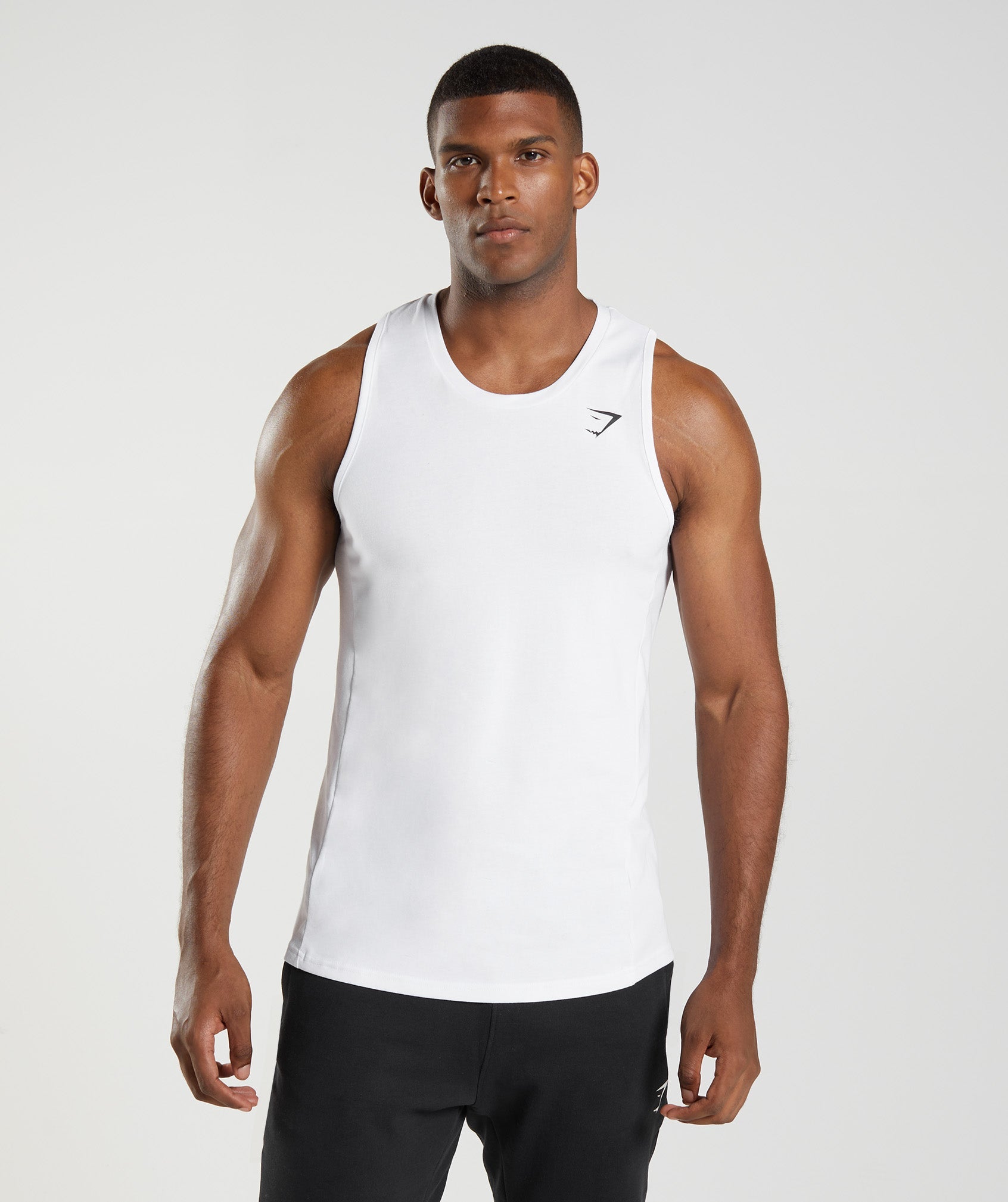 GYMSHARK REACT WORKOUT TANK | Breathable Training Top in Crisp White