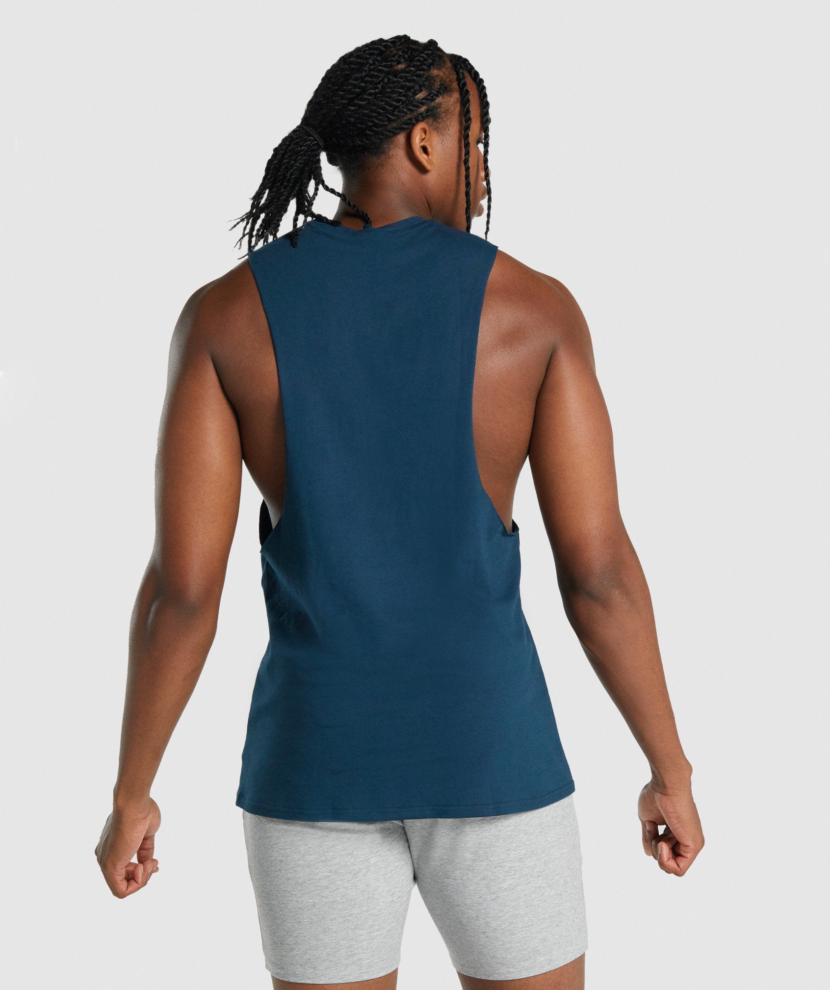 GYMSHARK Gymshark Critical V2 Cutout Training Tank - Deep Navy 