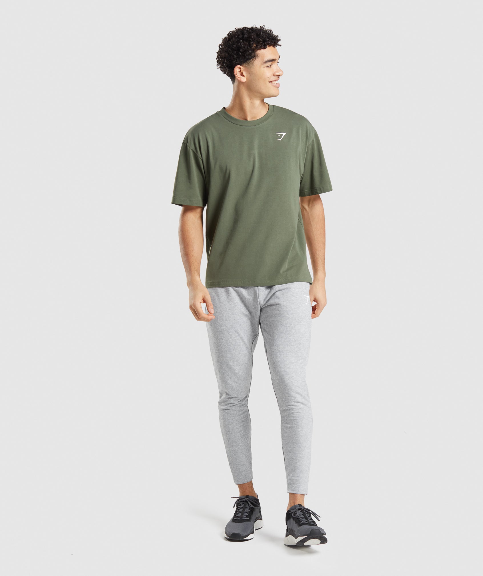 GYMSHARK GYMSHARK Performance-Fit Critical 2.0 Joggers - Breathable Men's Training Pants in Heather Grey 