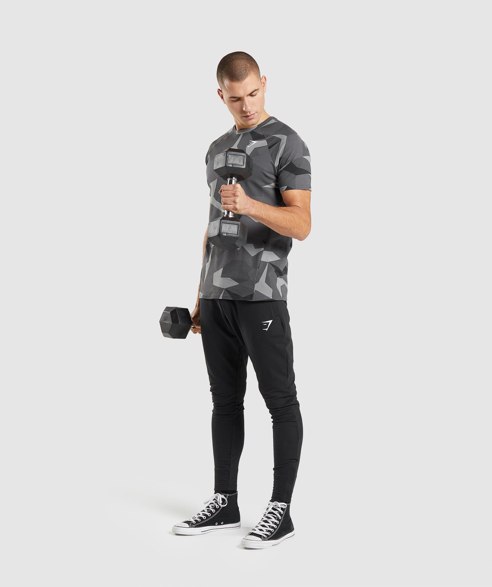 GYMSHARK GYMSHARK Critical Performance Tee - Black Athletic Training Shirt