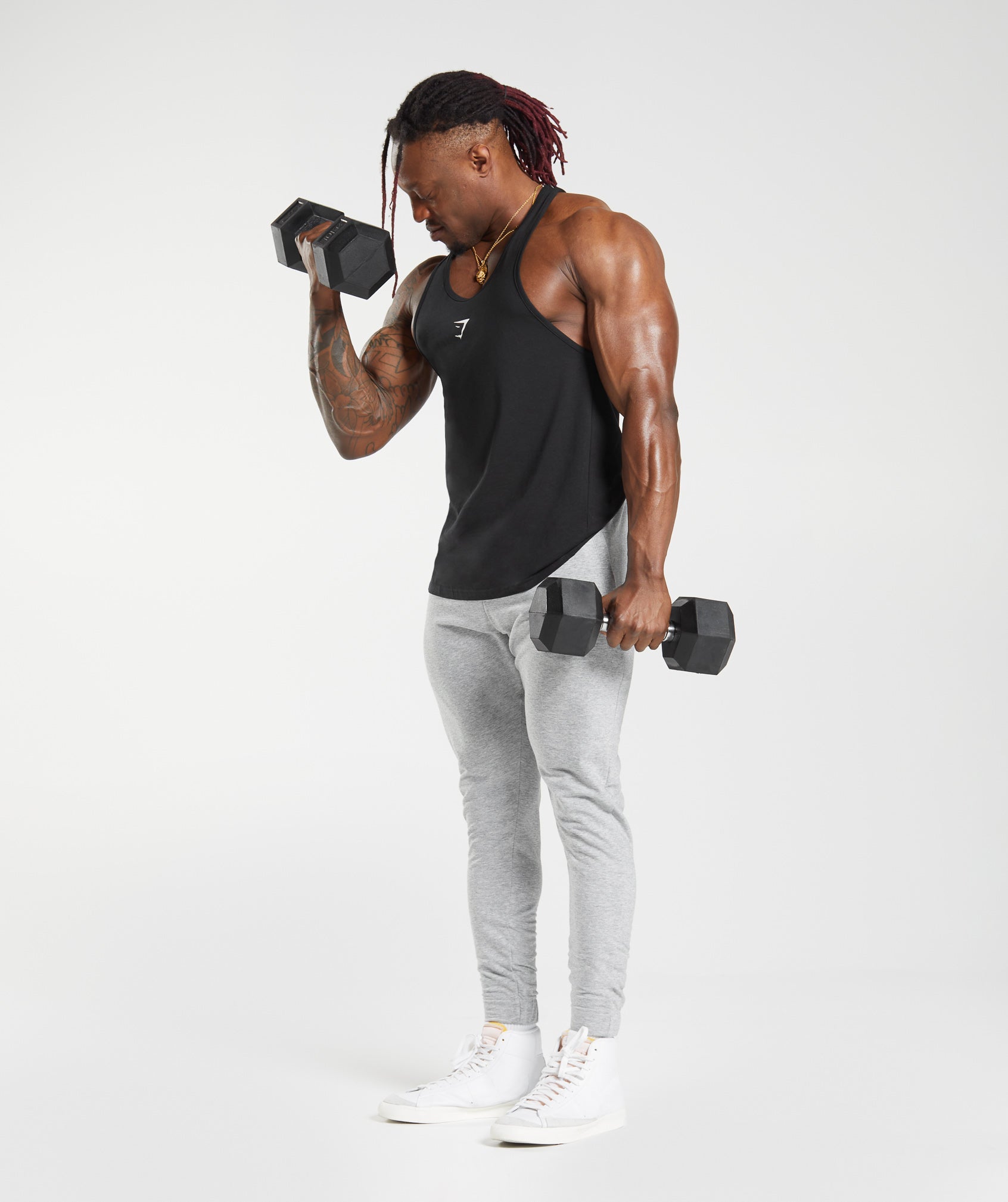 GYMSHARK GYMSHARK High-Performance Stringer Tank 2.0 - Midnight Black Edition 