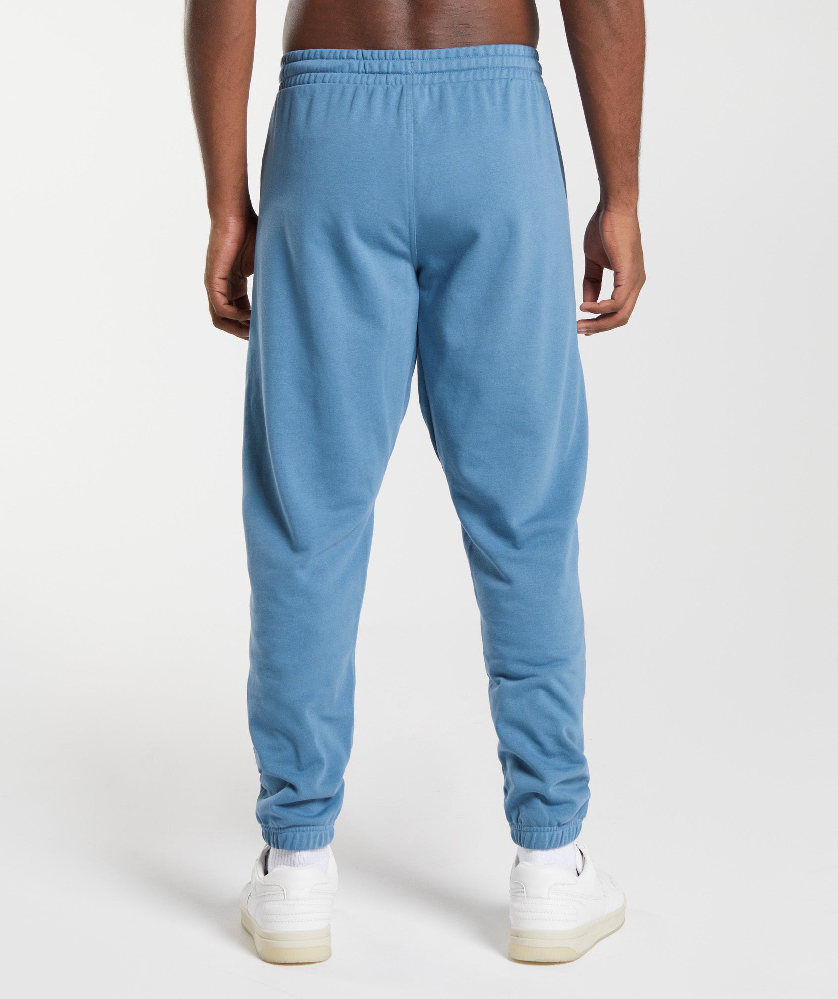 GYMSHARK Ultra-Comfort Relaxed-Fit Jogger Pants - Vintage Denim Wash
