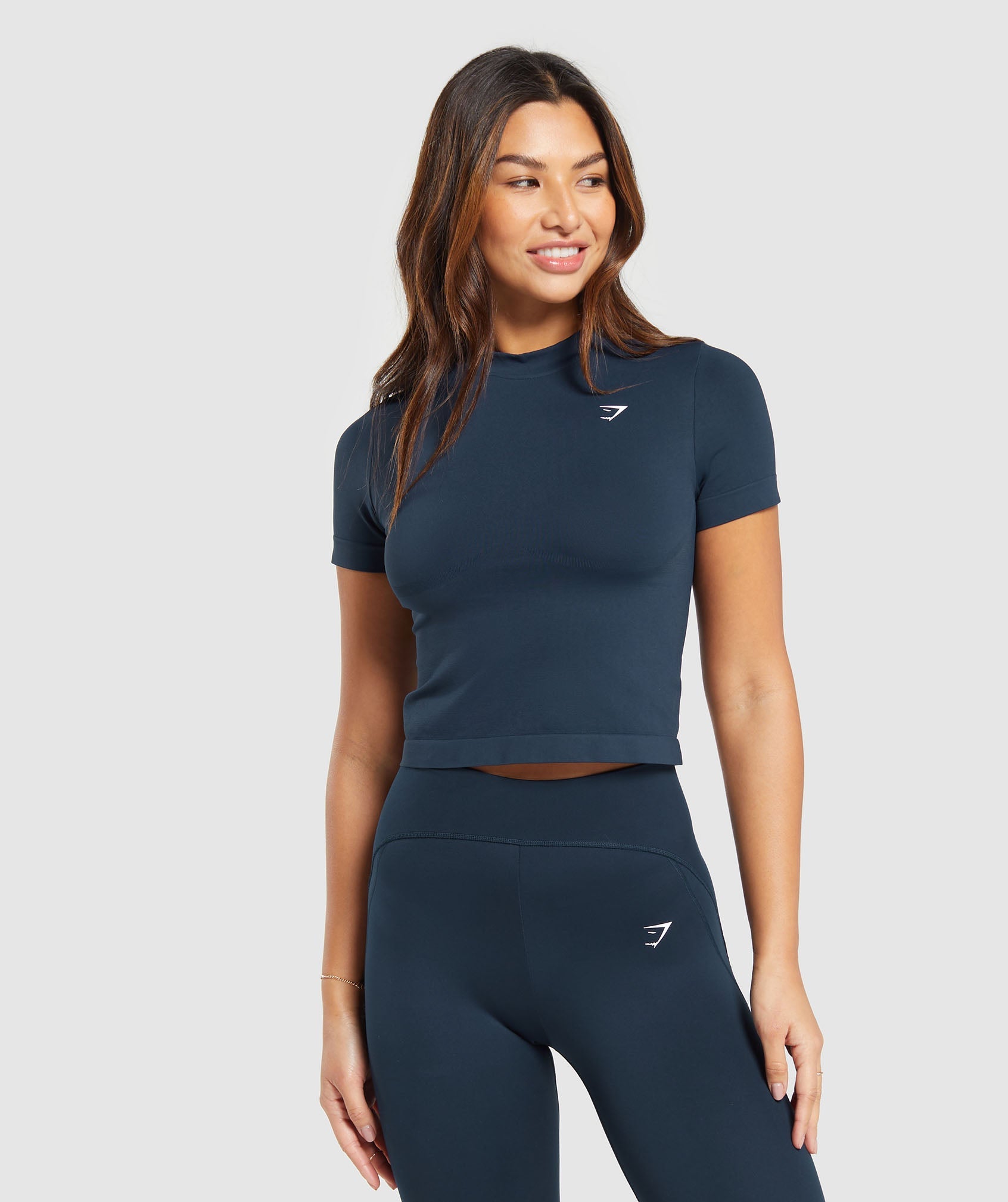 GYMSHARK Gymshark Ultra-Soft Seamless Everyday Tee - Deep Navy Fit