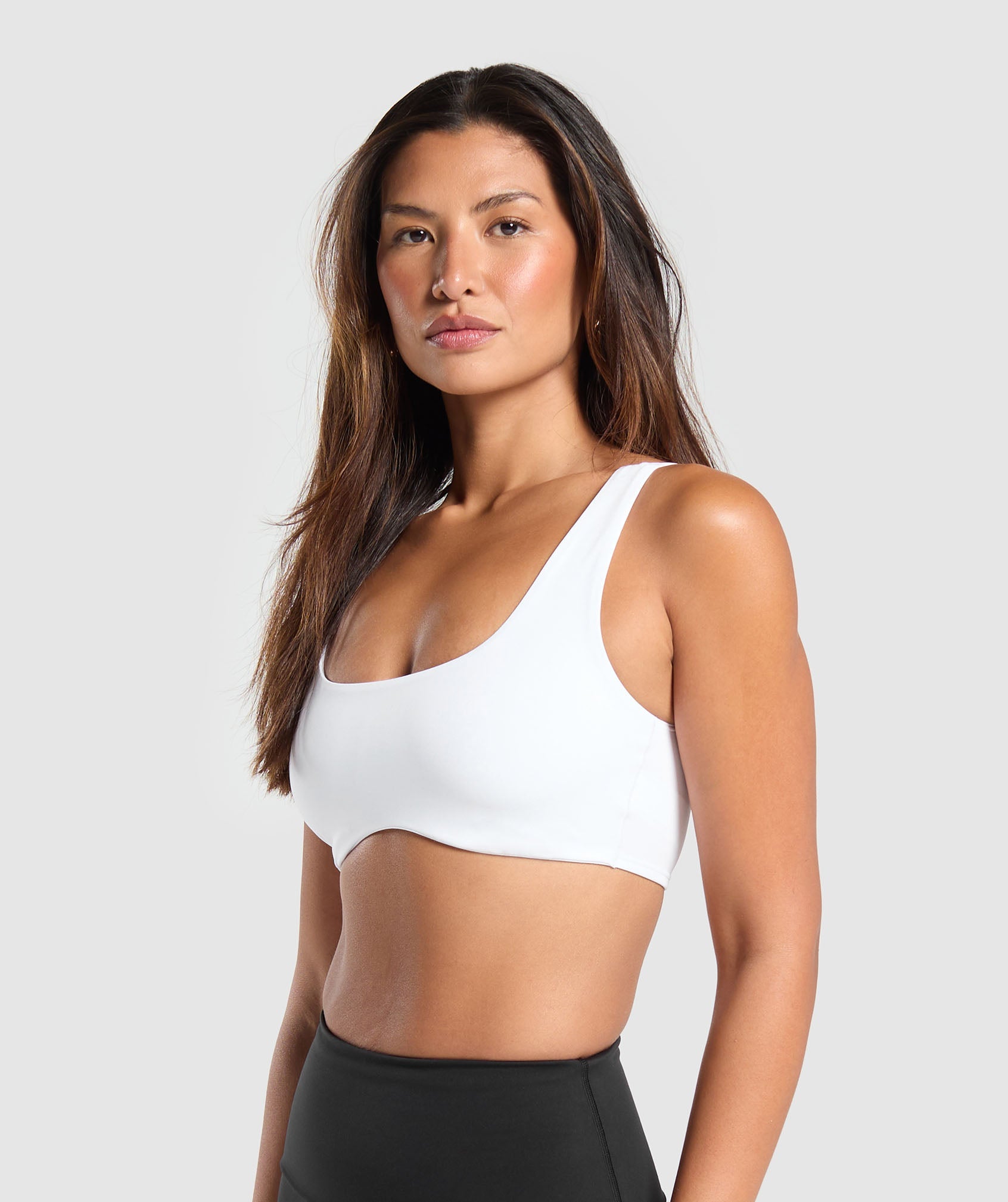 GYMSHARK Gymshark Supportive Everyday Workout Bra - Crisp White 