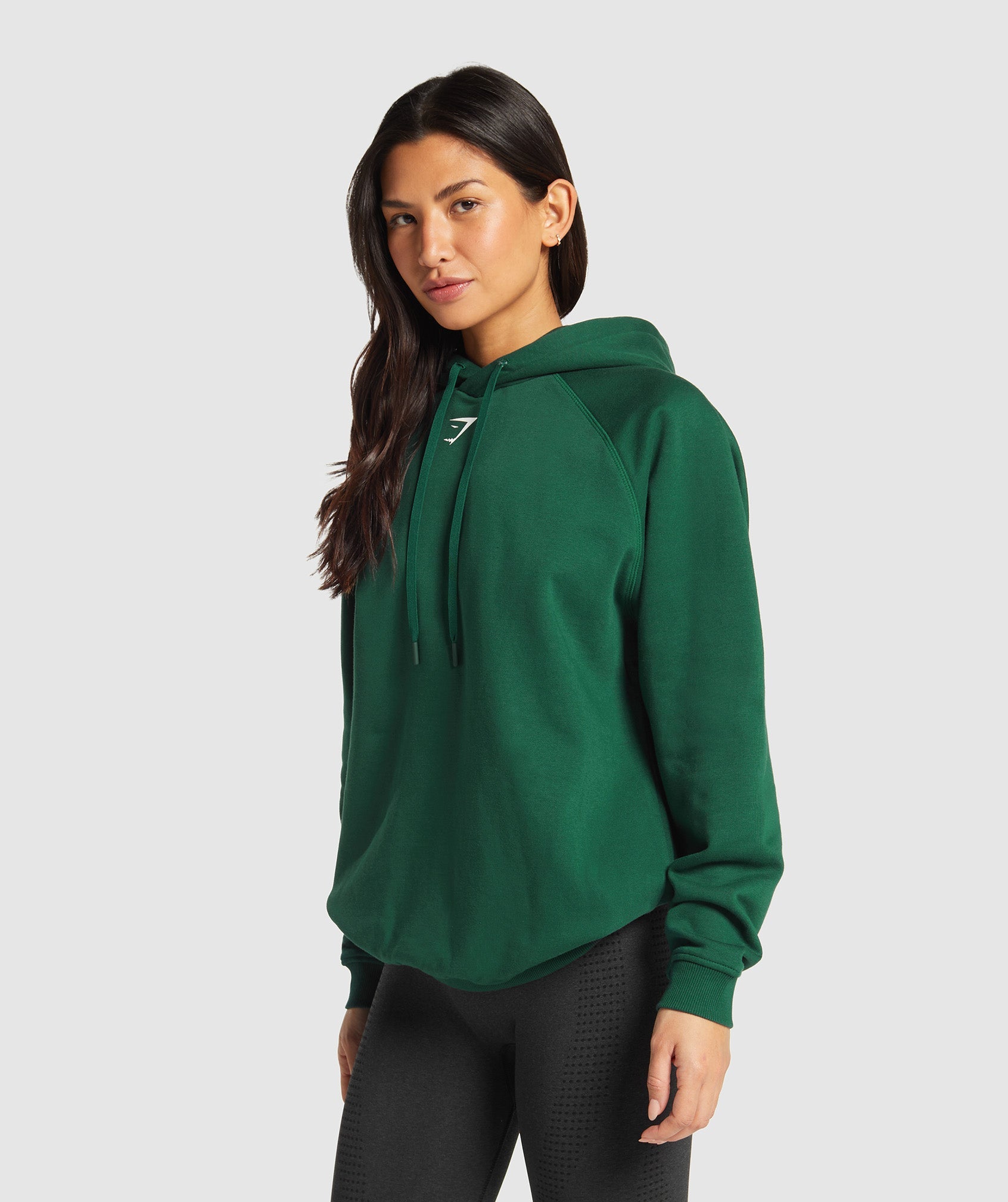 GYMSHARK Gymshark FRACTION PERFORMANCE HOODIE - Ultra-Breathable Athletic Green 