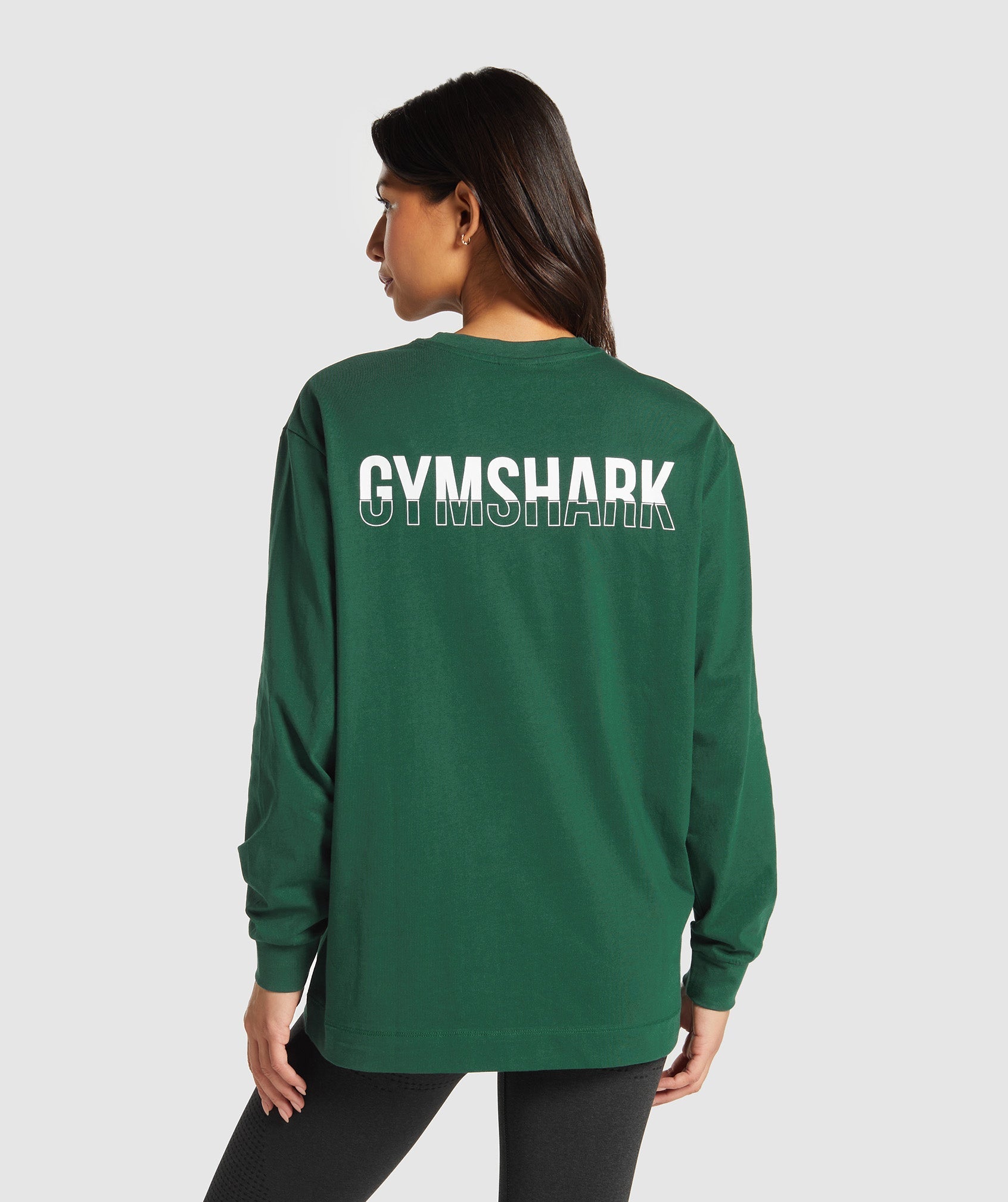 GYMSHARK Gymshark Performance Long Sleeve Tee - Evergreen Haze