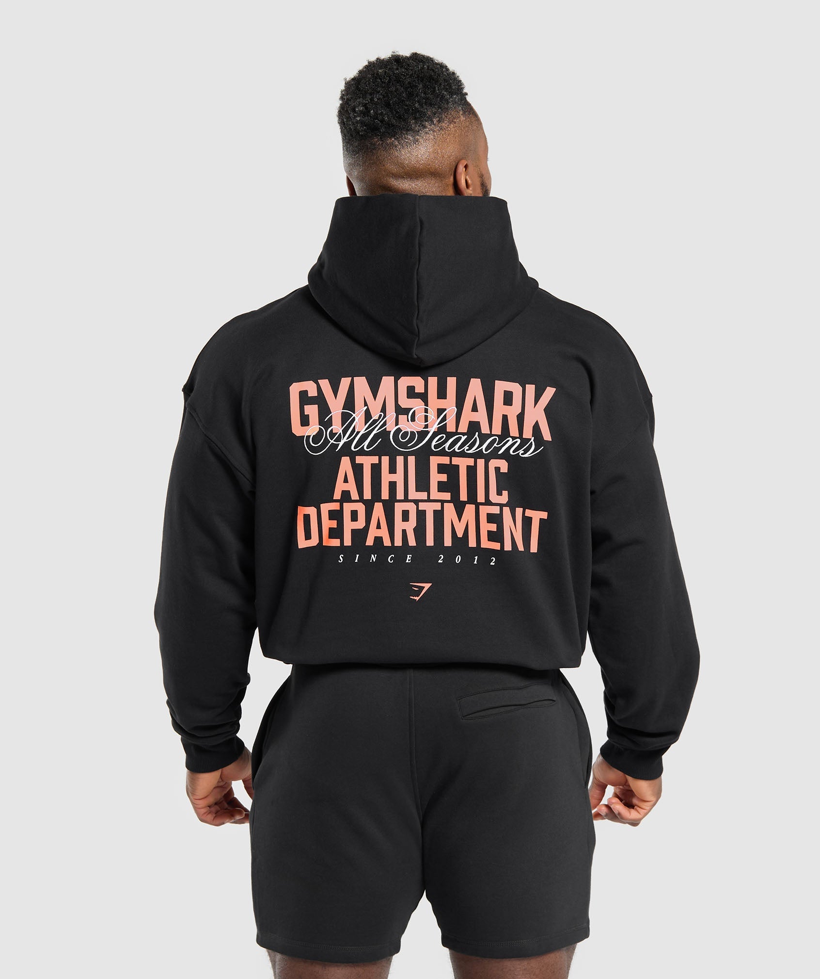GYMSHARK Gymshark Premium Training Hoodie for Men - Sleek Black