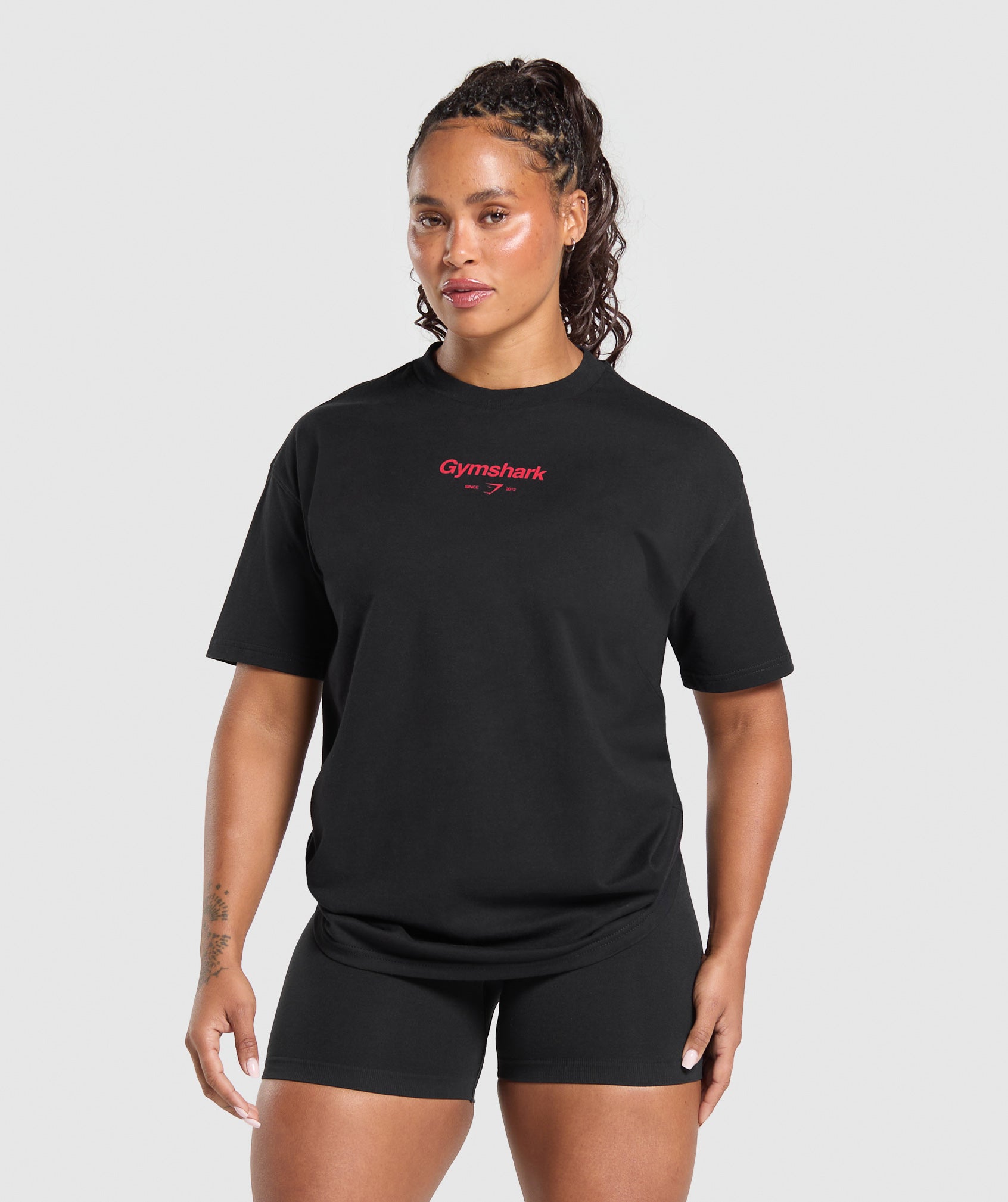 GYMSHARK Gymshark Quad-Defining Workout Shirt - Midnight Black 