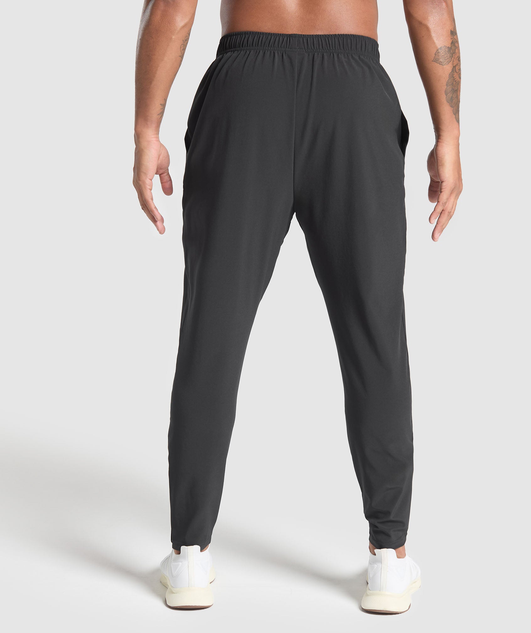 GYMSHARK Premium Athletic Joggers - Breathable Woven Fabric for Men & Women | Sleek Onyx Black 