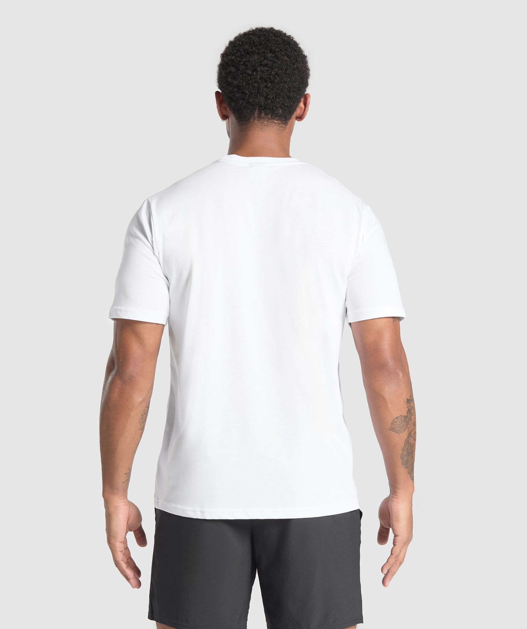 GYMSHARK Gymshark Athletic Performance Tee - Moisture-Wicking White Workout Shirt 