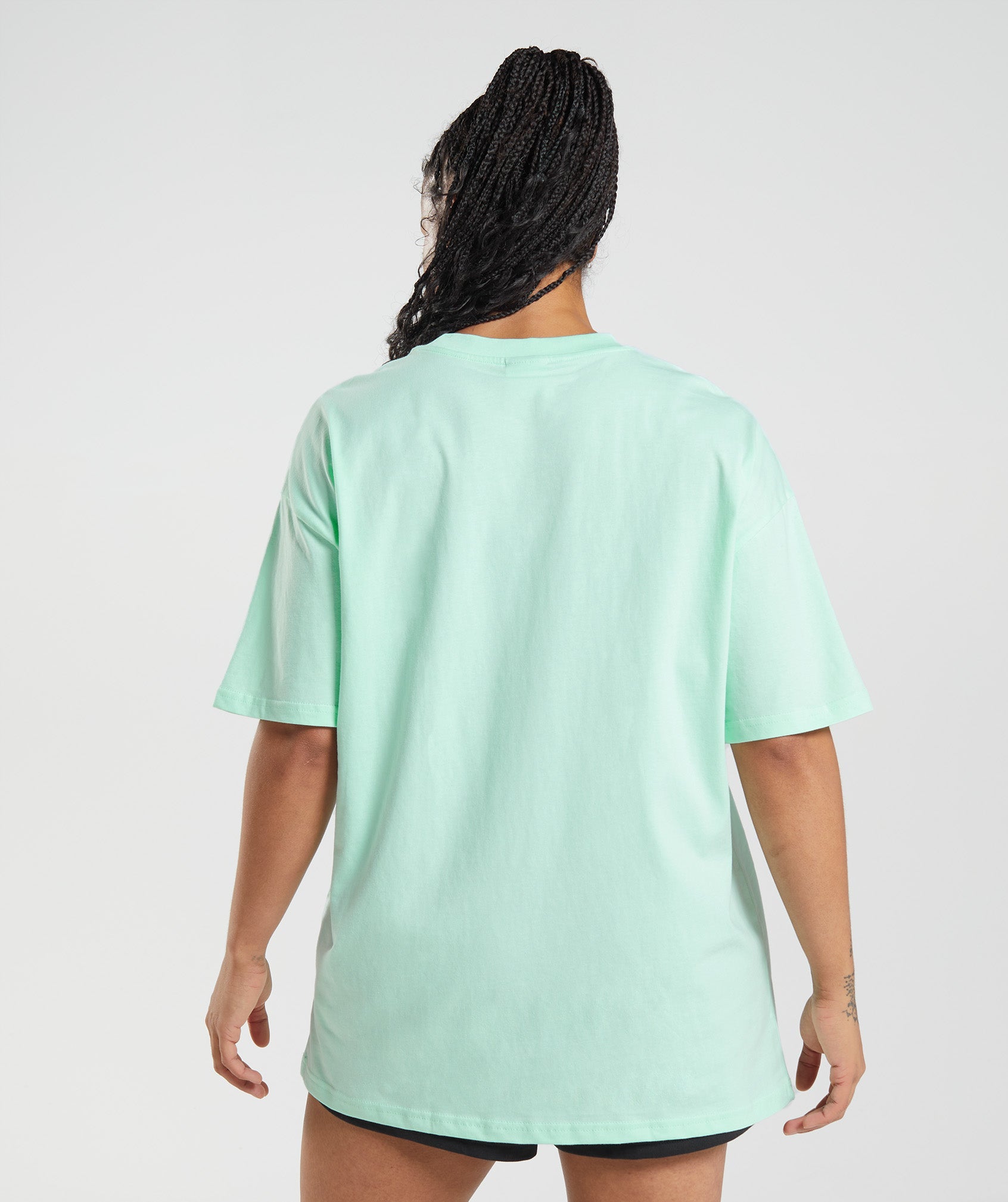 GYMSHARK Gymshark Legacy | Relaxed Fit Vintage Tee in Turbo Blue 