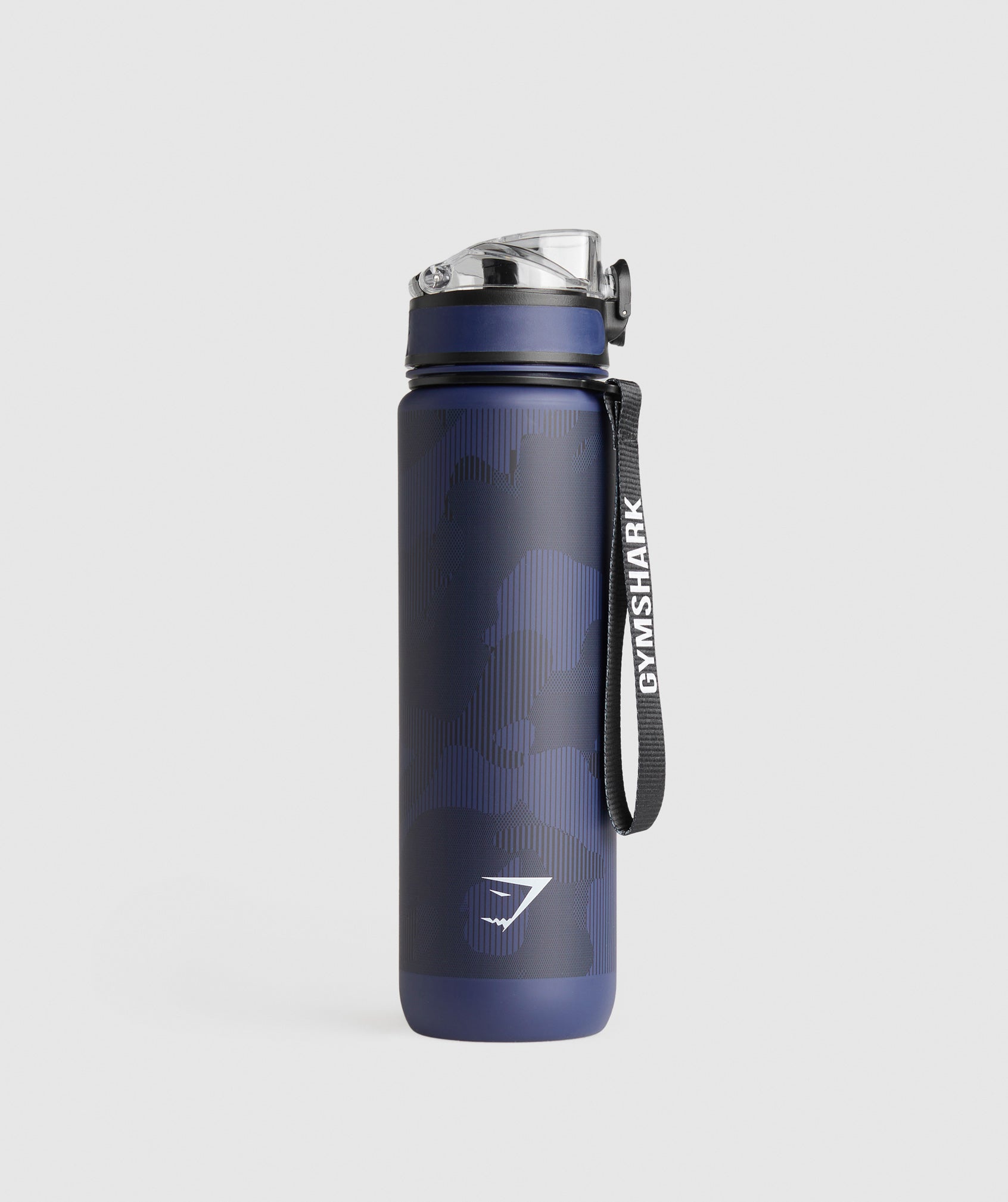 GYMSHARK Gymshark Stylish Workout Water Bottle - Premium Frosted Design, Ash Blue