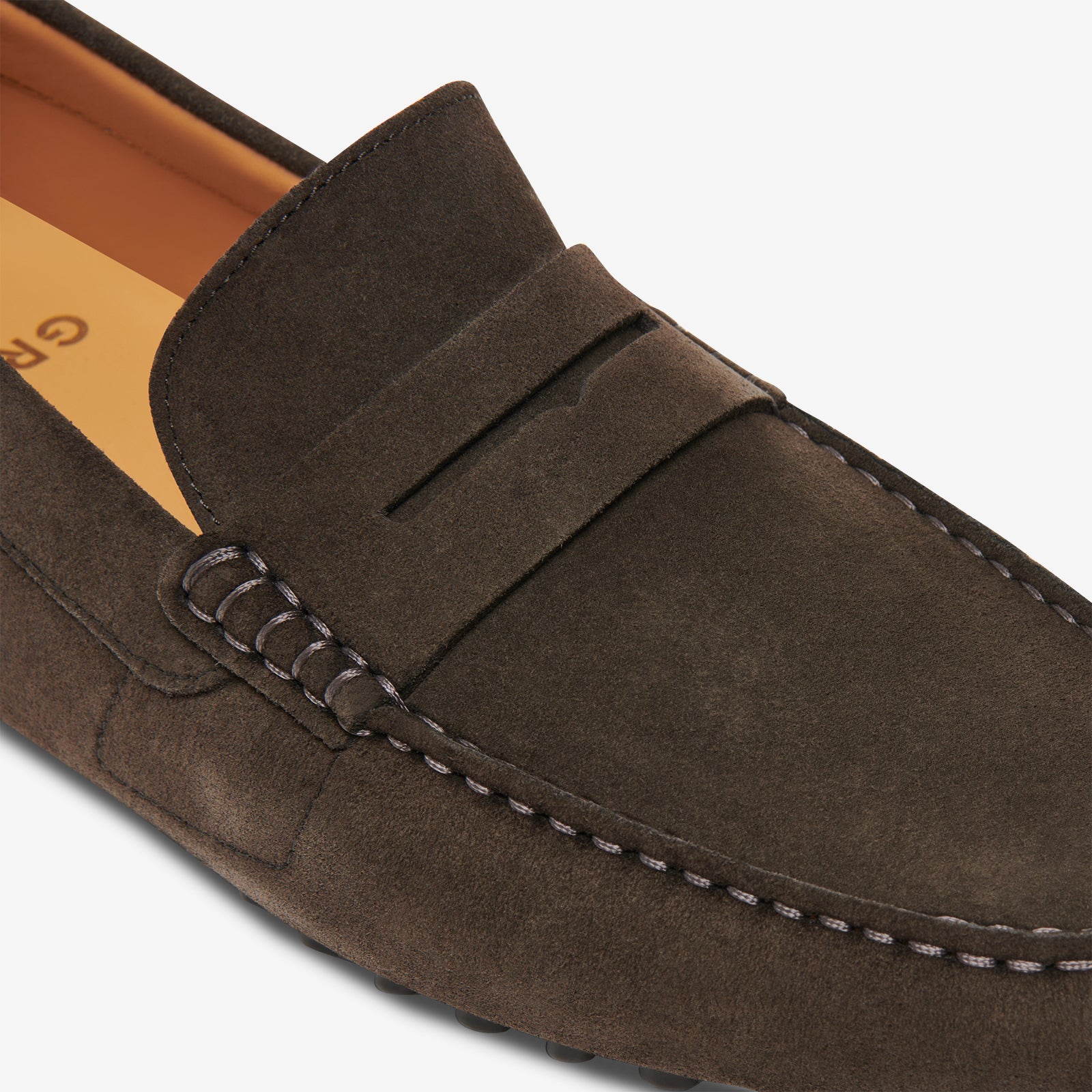 GREATS Corsa Premium Driving Shoes - Rich Cocoa Brown 