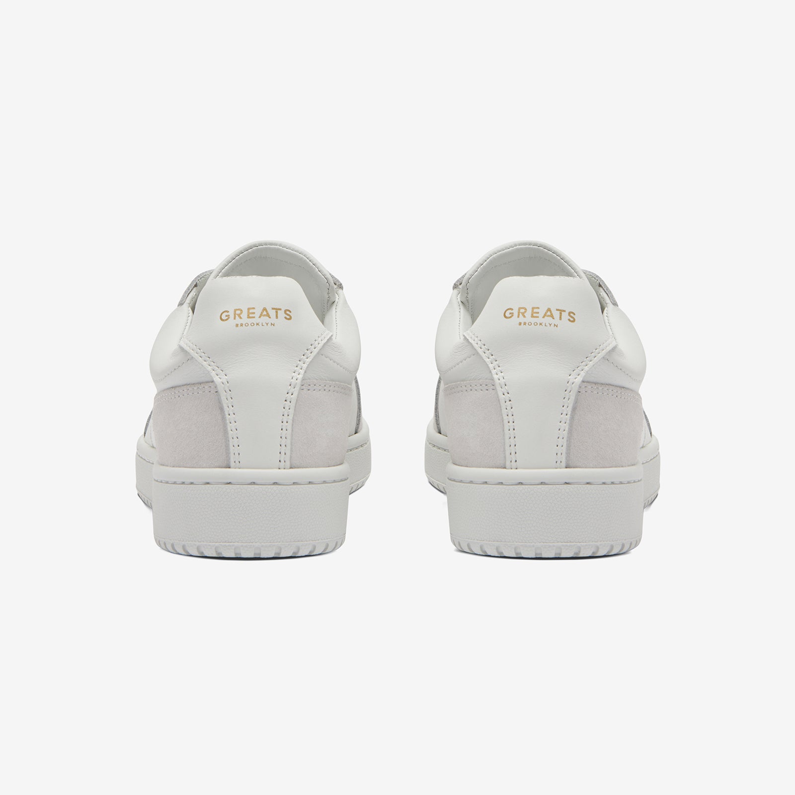 GREATS Men's Premium GAT Fashion Sneakers - Crisp White Minimalist Design