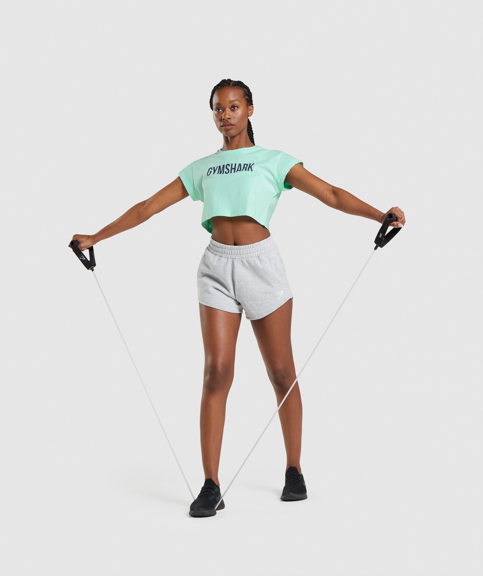 GYMSHARK Ultra-Breathable Apollo Workout Tank | Athletic Crop Top for High-Intensity Training in Vibrant Turbo Blue Shade