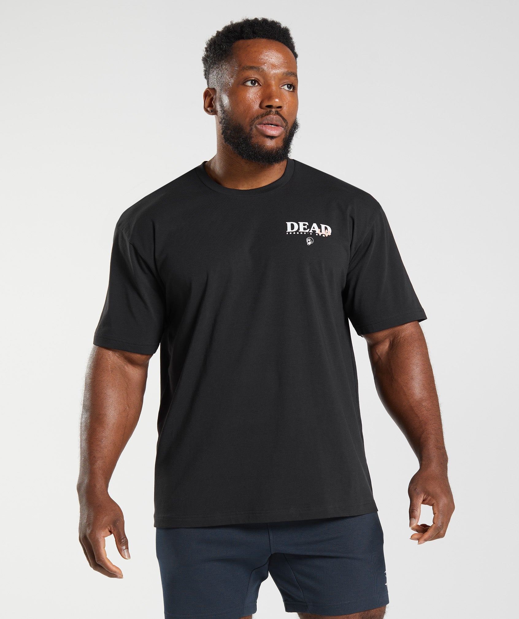 GYMSHARK Deadlift Training Tee - Classic Black 