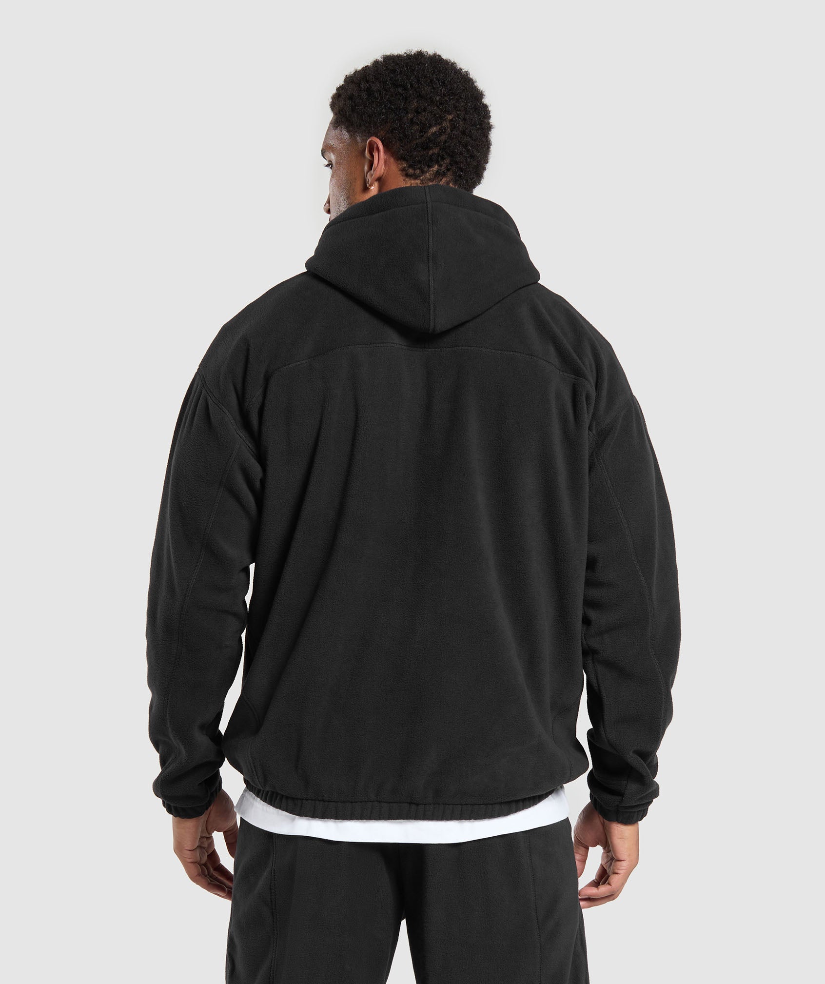 GYMSHARK Gymshark Premium Men's Hoodie - Classic Black Pullover, Streetwear Essential 