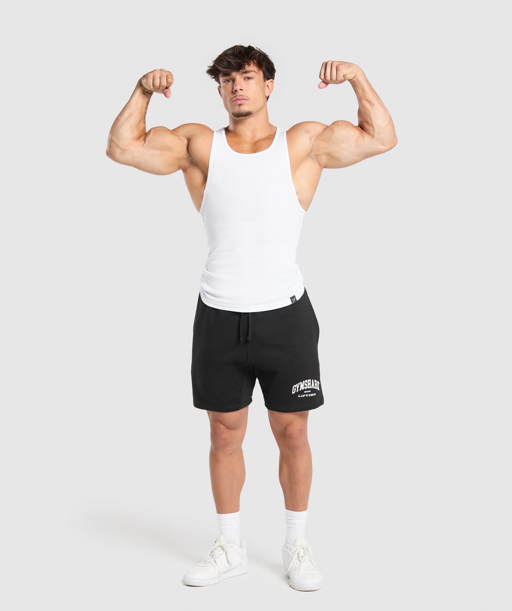 GYMSHARK Gymshark 2012 Performance Lifting Shorts - Midnight Black 