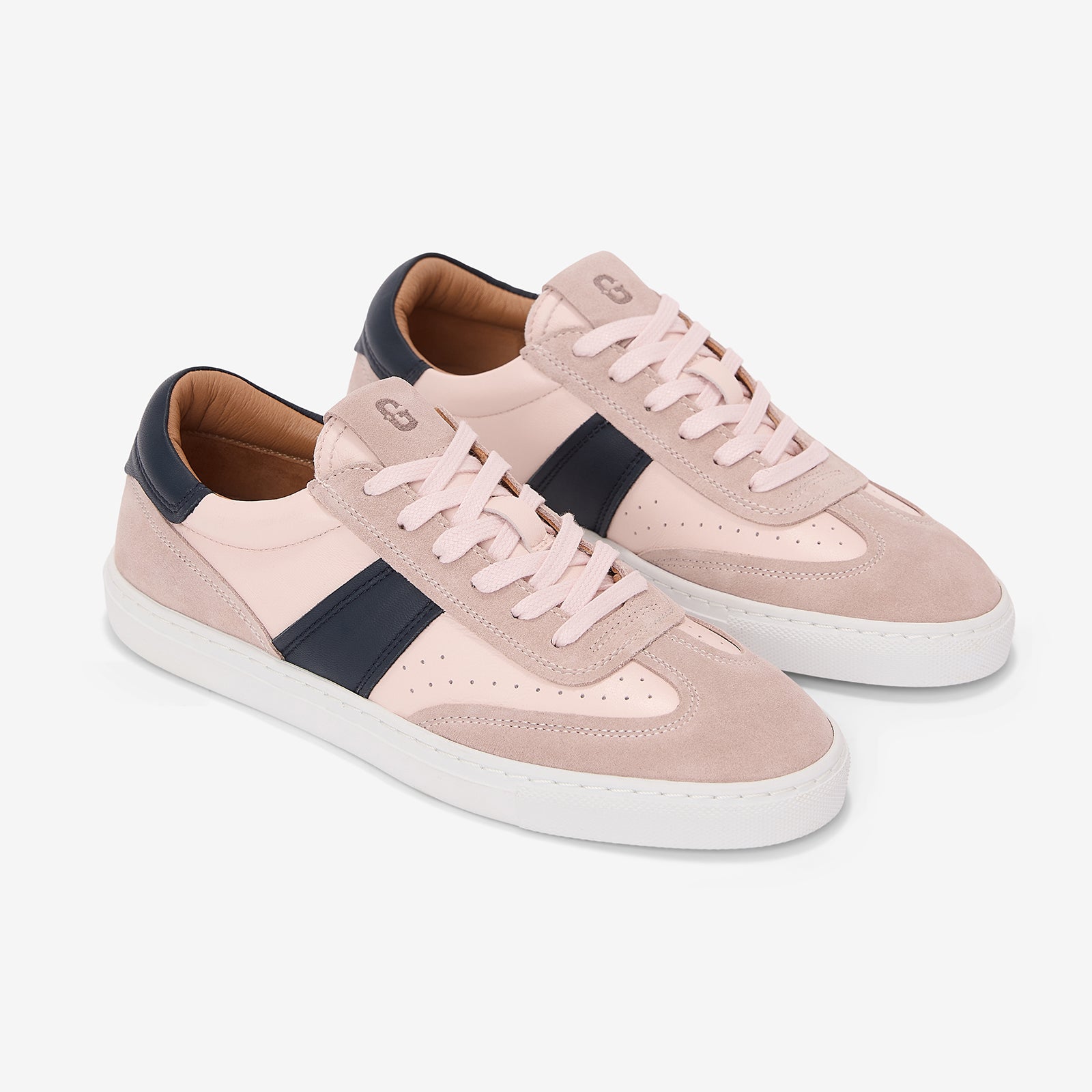 GREATS The Charlie Sneaker in Soft Blush Pink 