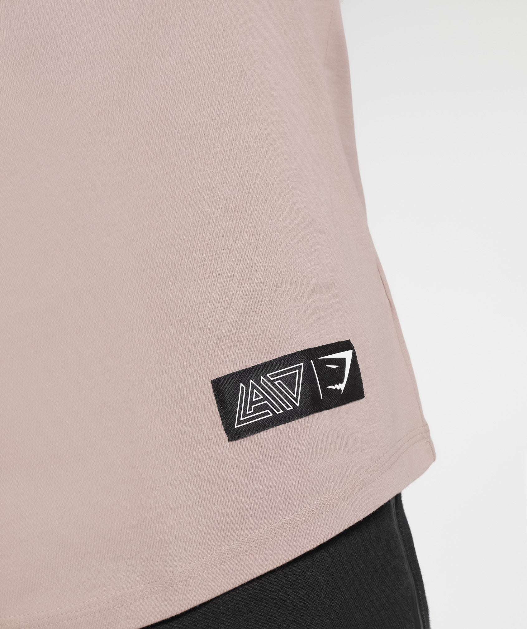 GYMSHARK GS x David Laid Premium Street Tee - Soft Blush Pink Tone 