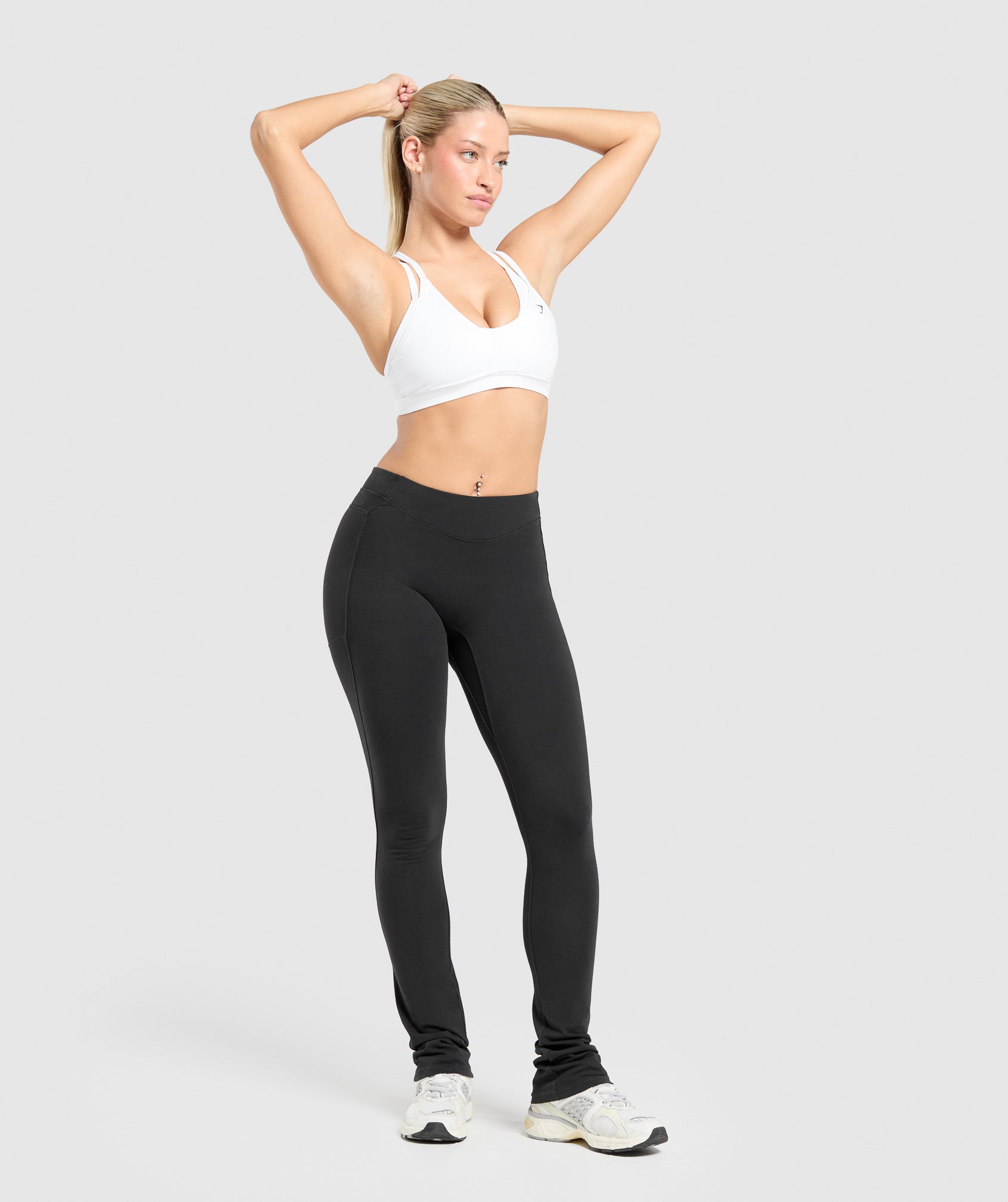 GYMSHARK Gymshark Ultra-Comfort High-Waisted Textured Leggings - Classic Black
