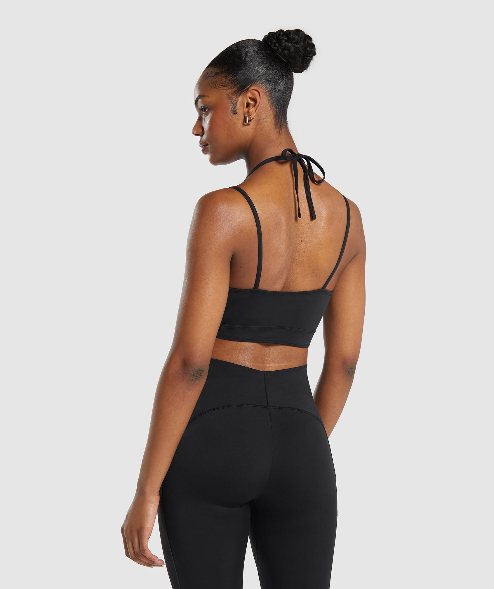 GYMSHARK Gymshark Crisscross Strappy Slim Fit Racerback Tank Top - Classic Black