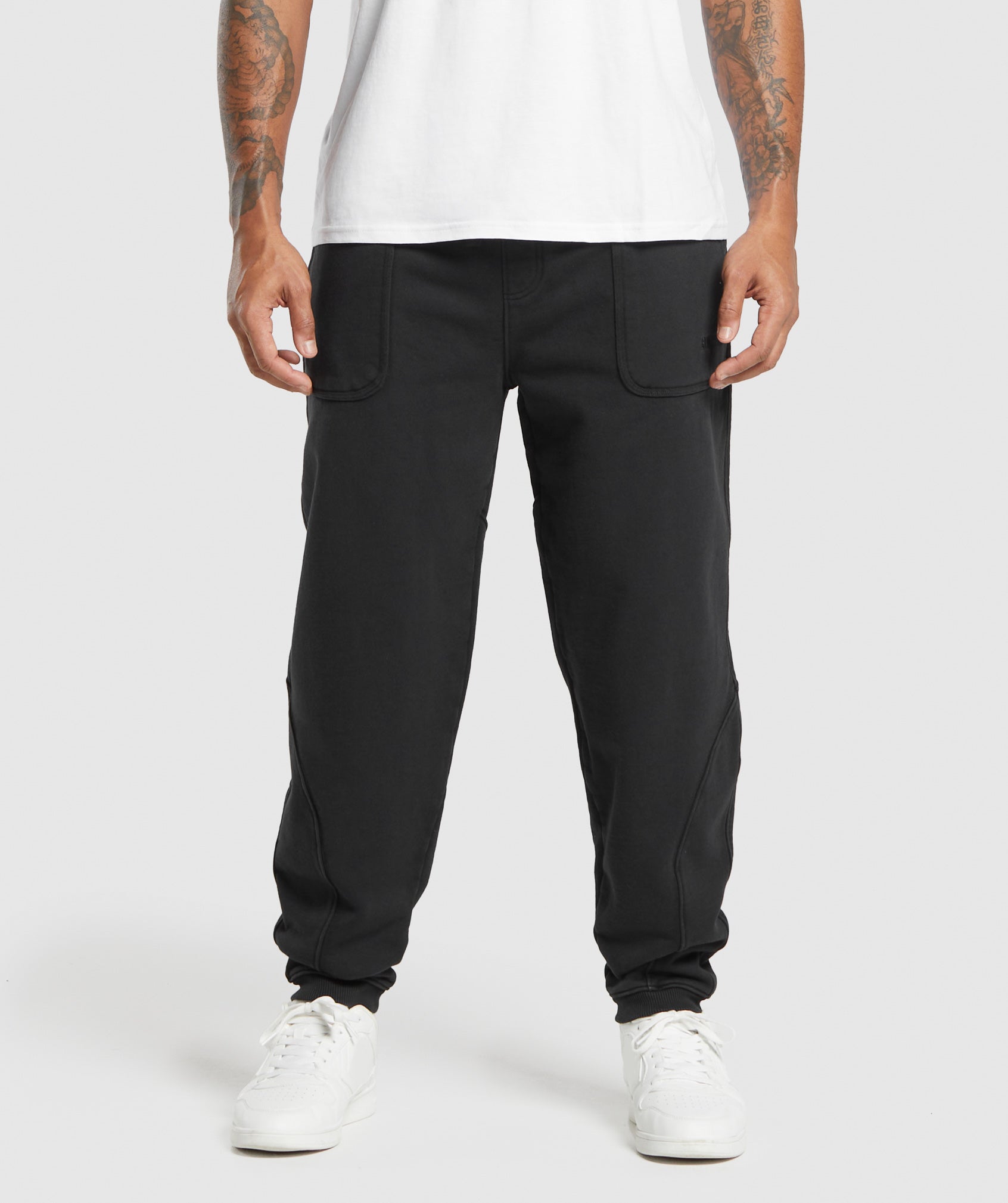 GYMSHARK Gymshark Thickened Training Sweatpants - Onyx Black
