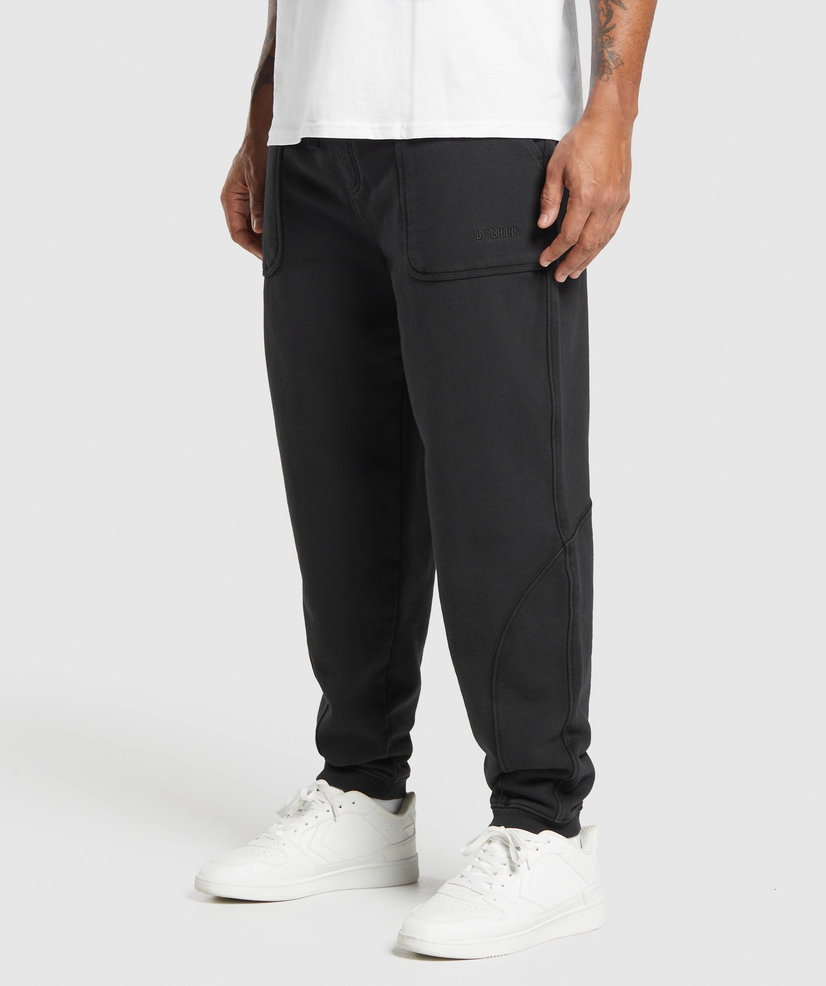 GYMSHARK Gymshark Thickened Training Sweatpants - Onyx Black 