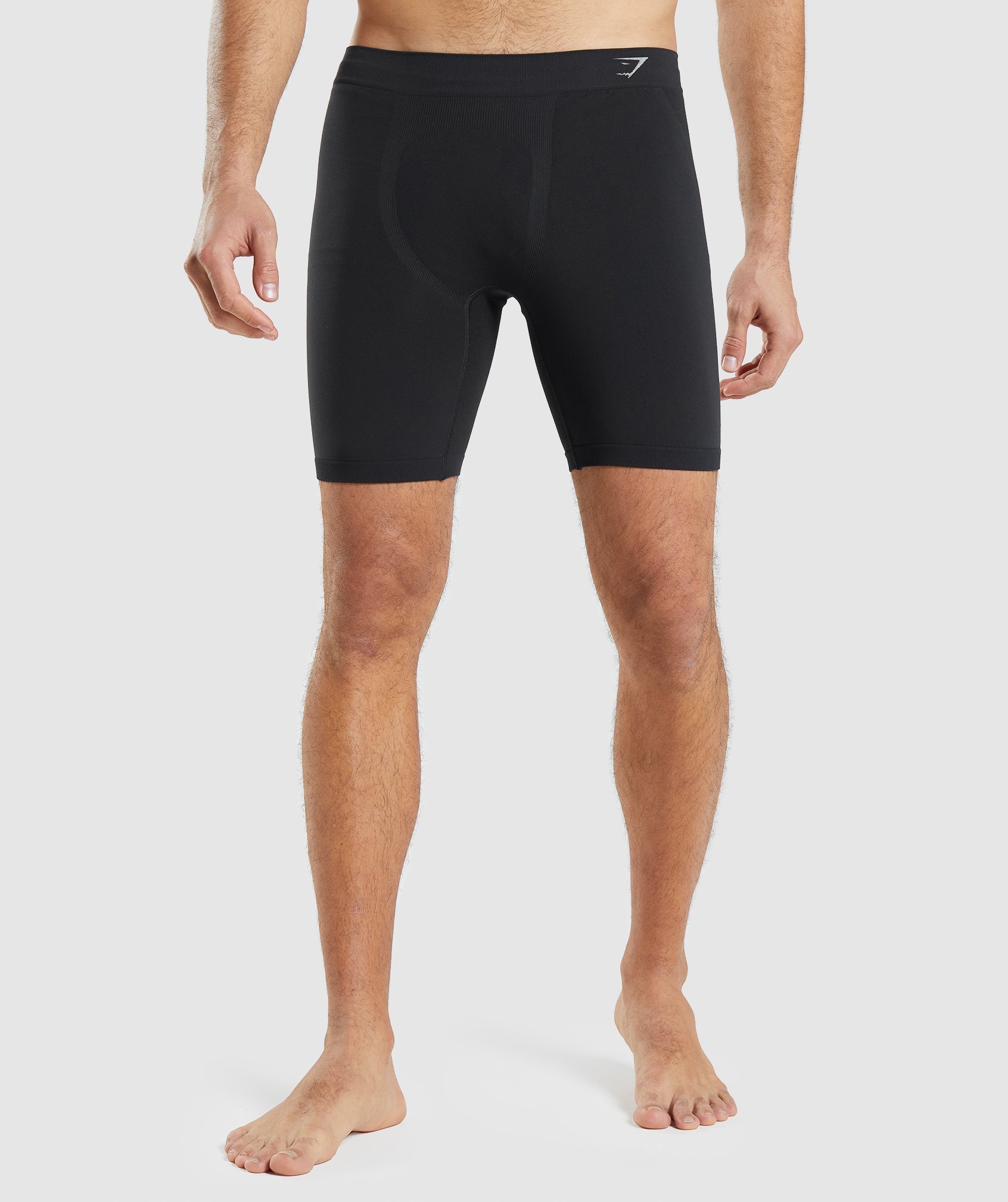 GYMSHARK Men's FlexFit Hybrid Training Shorts - Charcoal Heather & Shadow Grey 