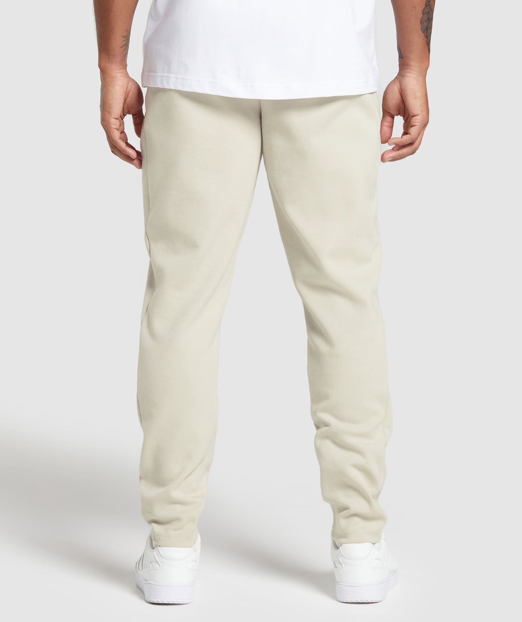 GYMSHARK Interlock Tech Training Joggers - Flexible Fit Pebble Grey