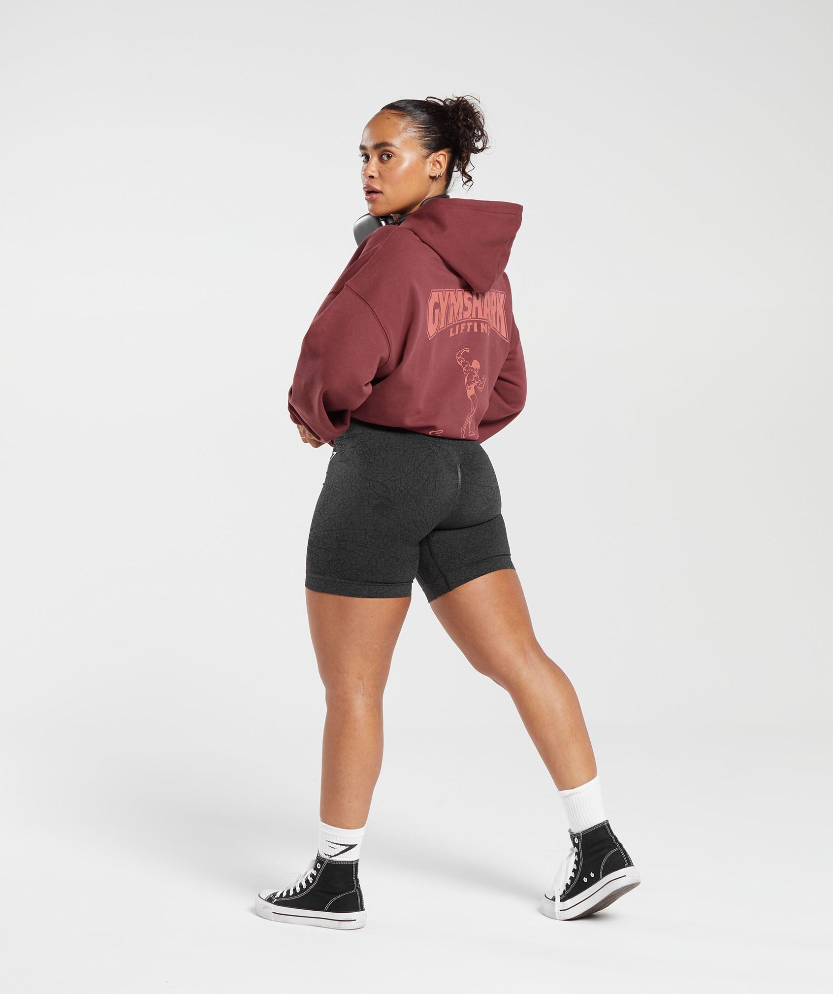 GYMSHARK Athletic-Grade Training Hoodie - Passion Red 