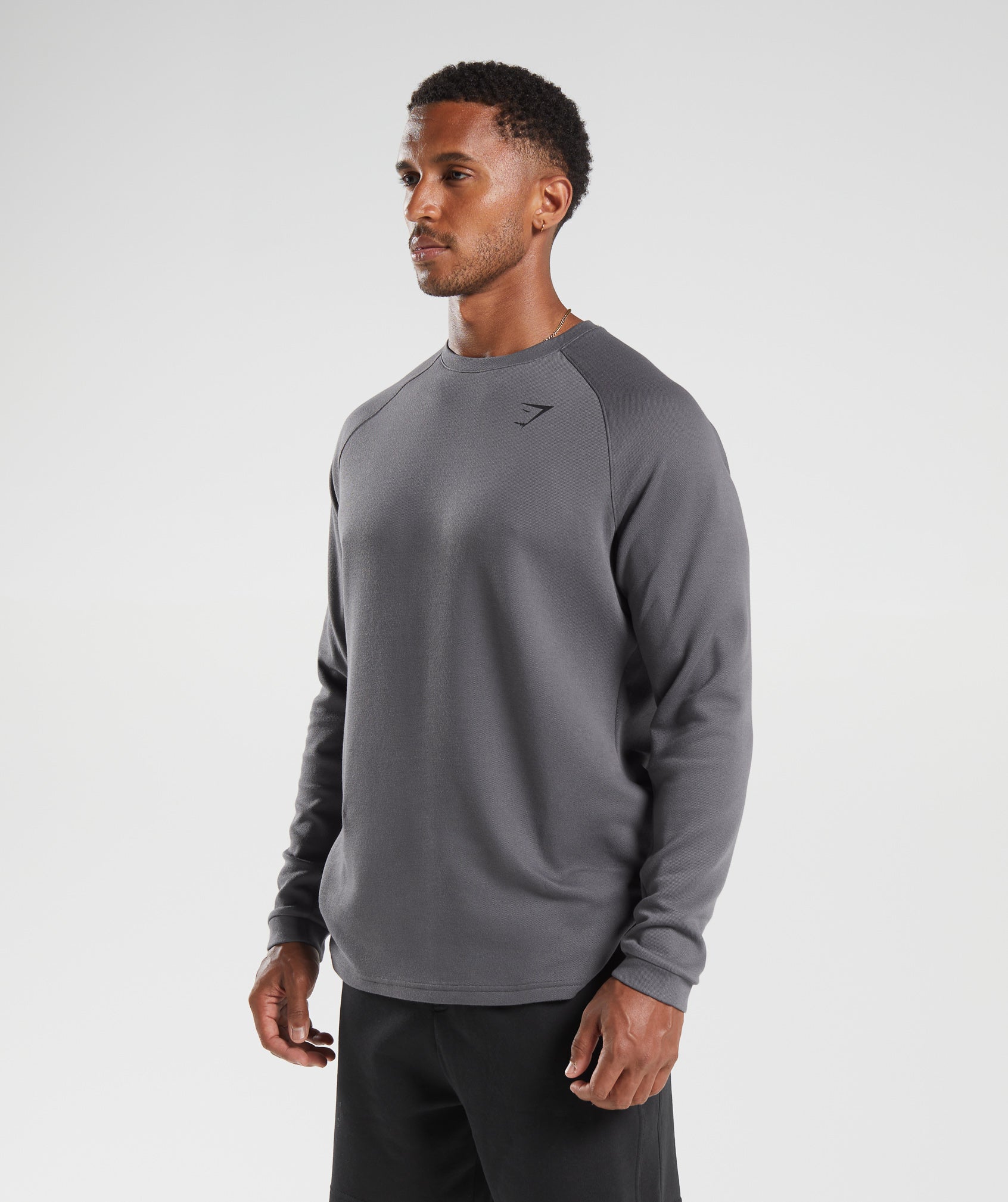 GYMSHARK Gymshark Soft Knit Crewneck Sweatshirt - Modern Grey Heather 