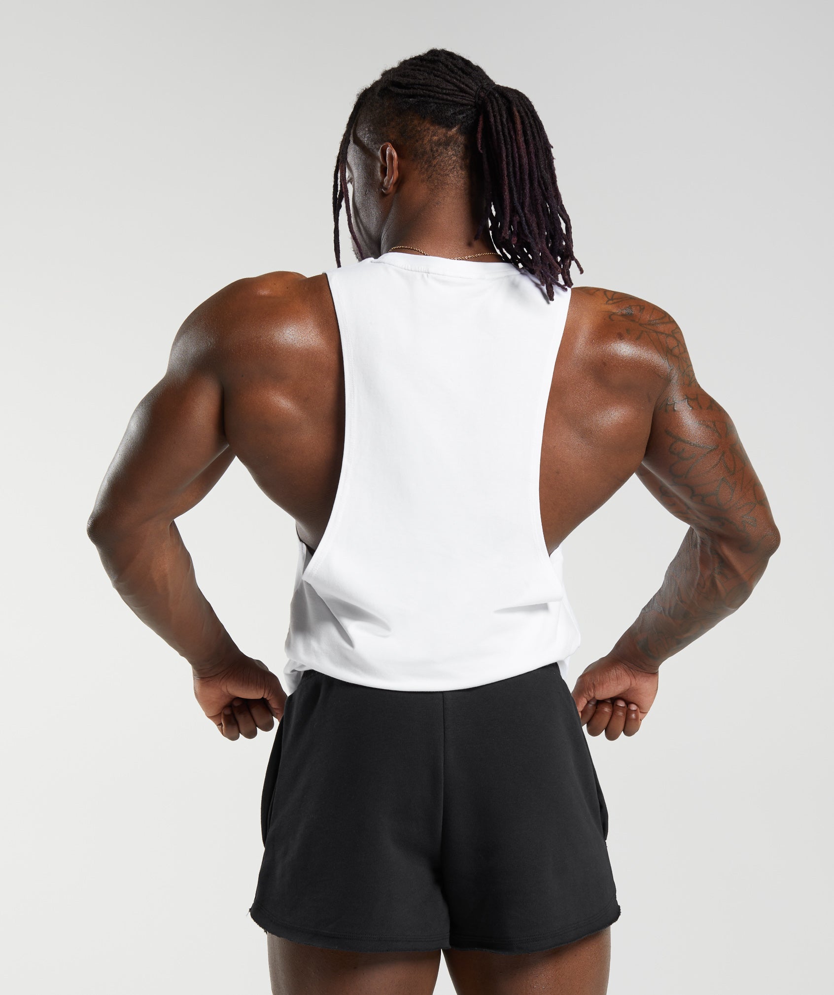 GYMSHARK Gymshark Legacy Sleeveless Training Tank Top - Bright White 
