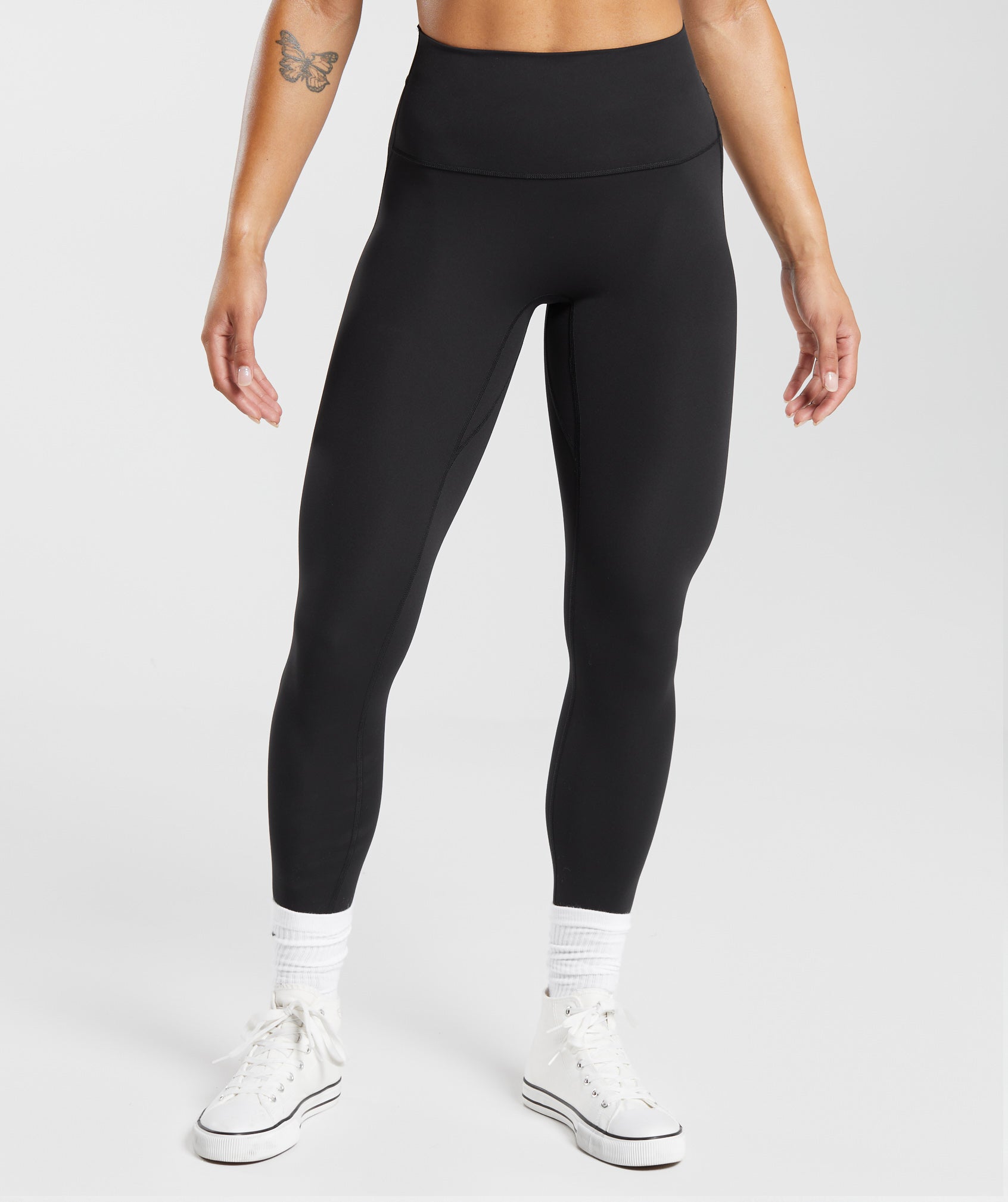 GYMSHARK Gymshark Legacy Classic High-Waisted Leggings - Sleek Black